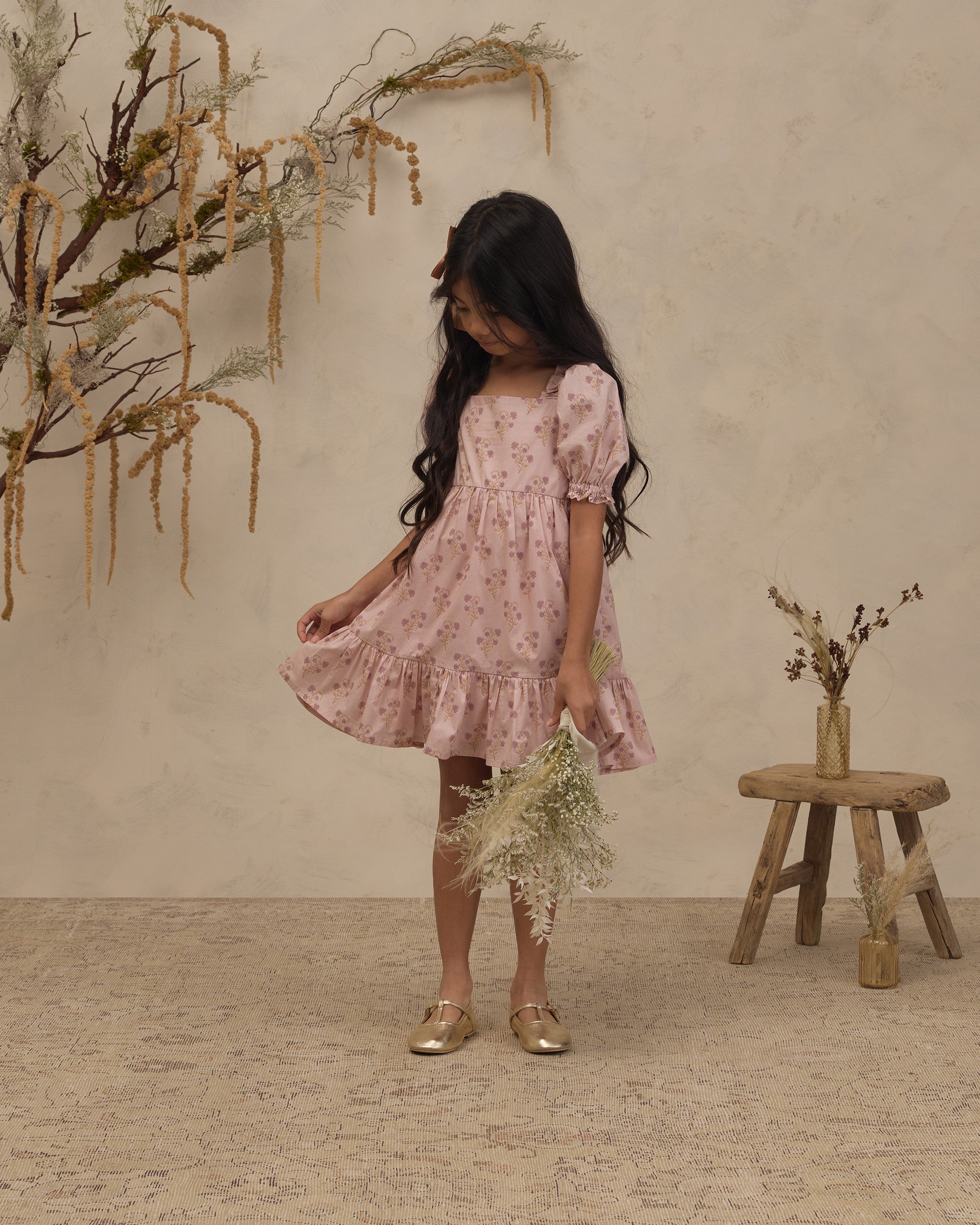 Louella Dress Florentine - Rylee + Cru | Kids Clothes | Trendy Baby Clothes | Modern Infant Outfits |