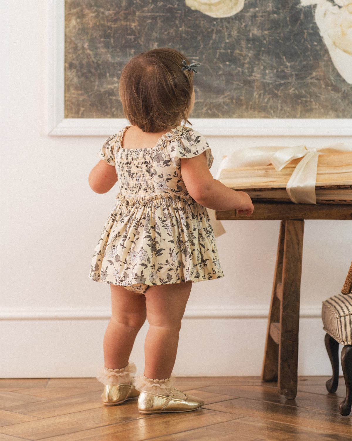 Margot Romper Green Magnolia - Rylee + Cru | Kids Clothes | Trendy Baby Clothes | Modern Infant Outfits |