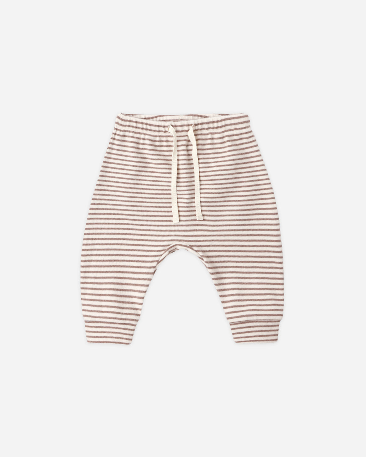 Drawstring Pant Cocoa Microstripe - Rylee + Cru | Kids Clothes | Trendy Baby Clothes | Modern Infant Outfits |