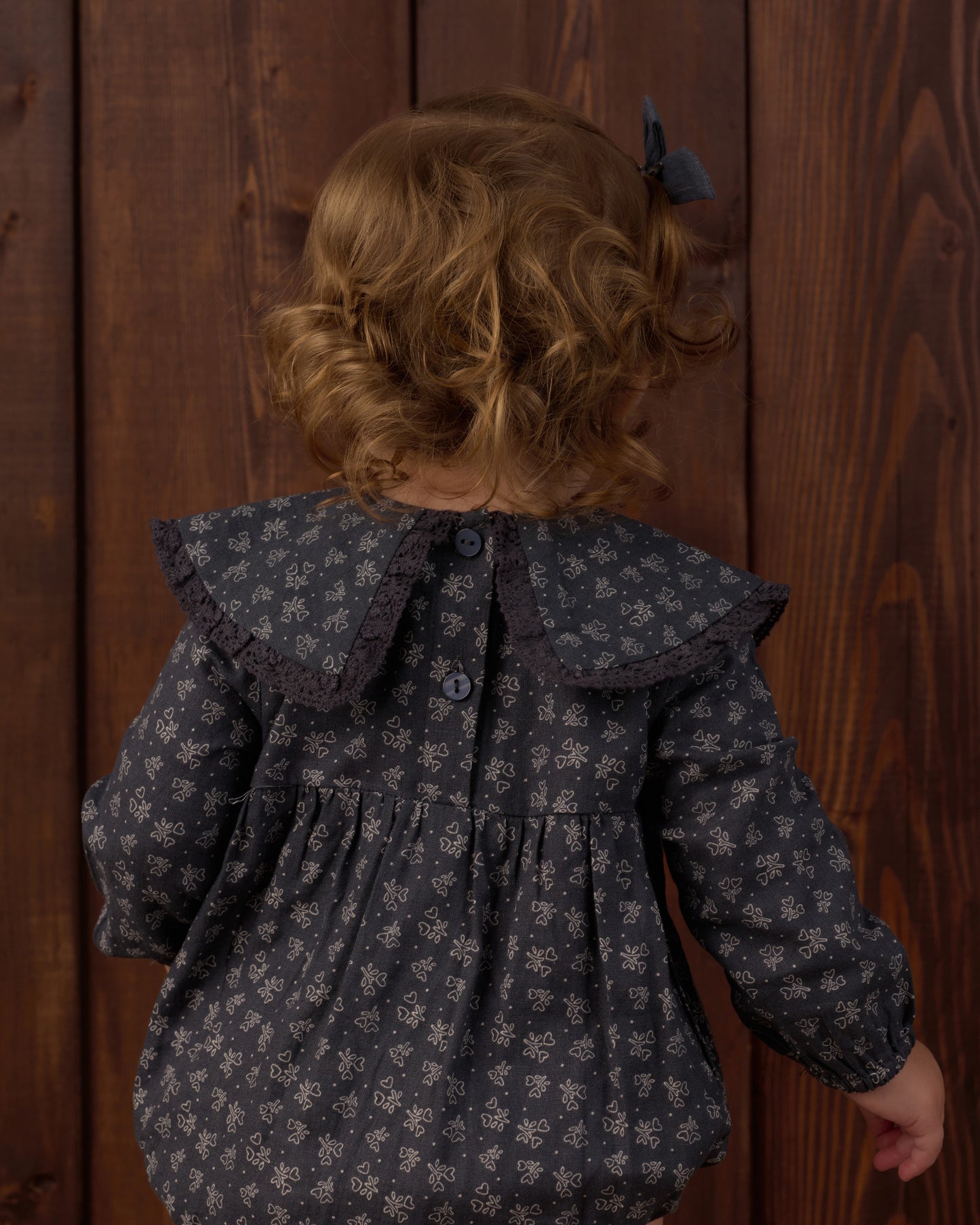Fern Romper Heart Ditsy - Rylee + Cru | Kids Clothes | Trendy Baby Clothes | Modern Infant Outfits |