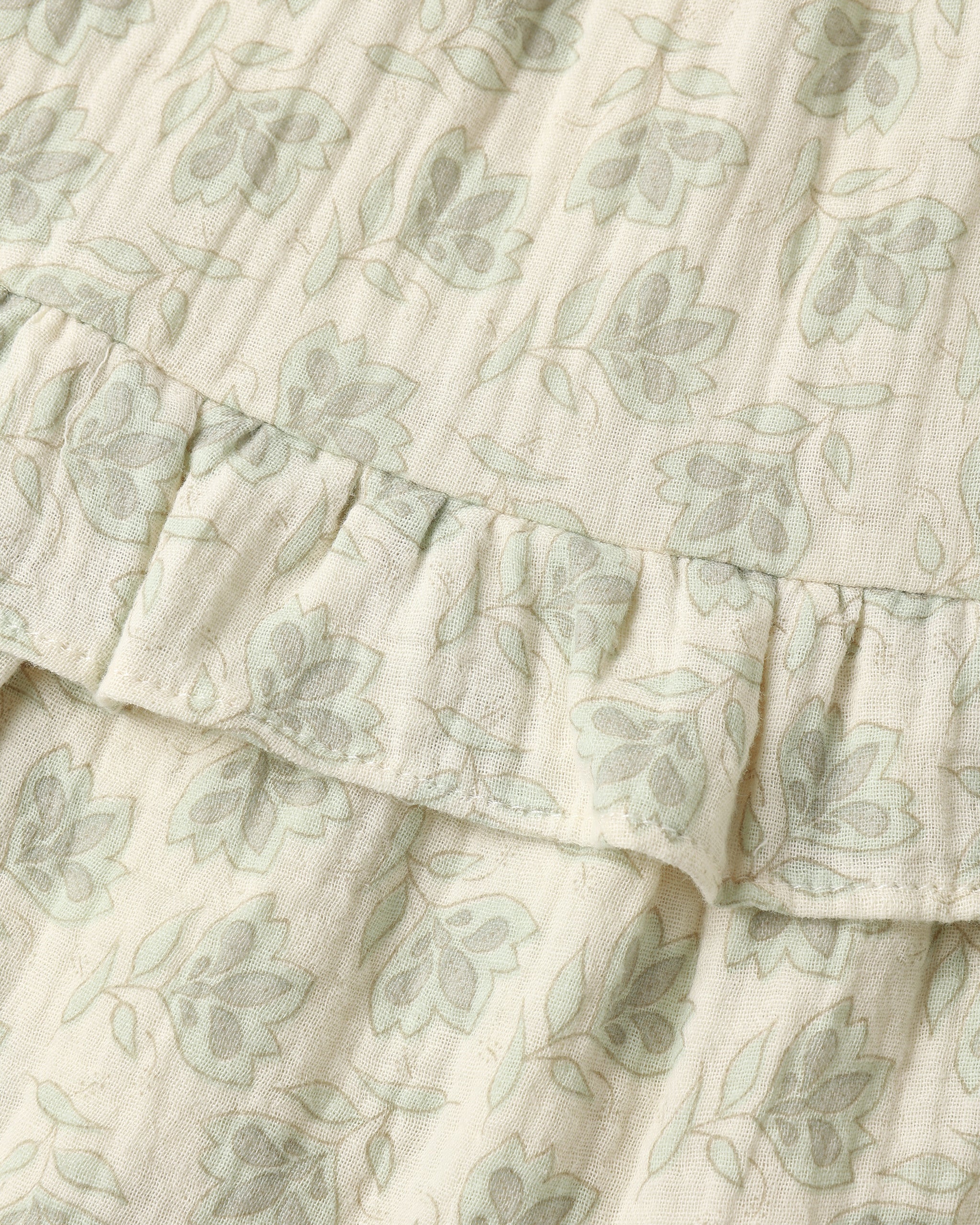 Ruffled Midi Skirt Green Iris - Rylee + Cru | Kids Clothes | Trendy Baby Clothes | Modern Infant Outfits |