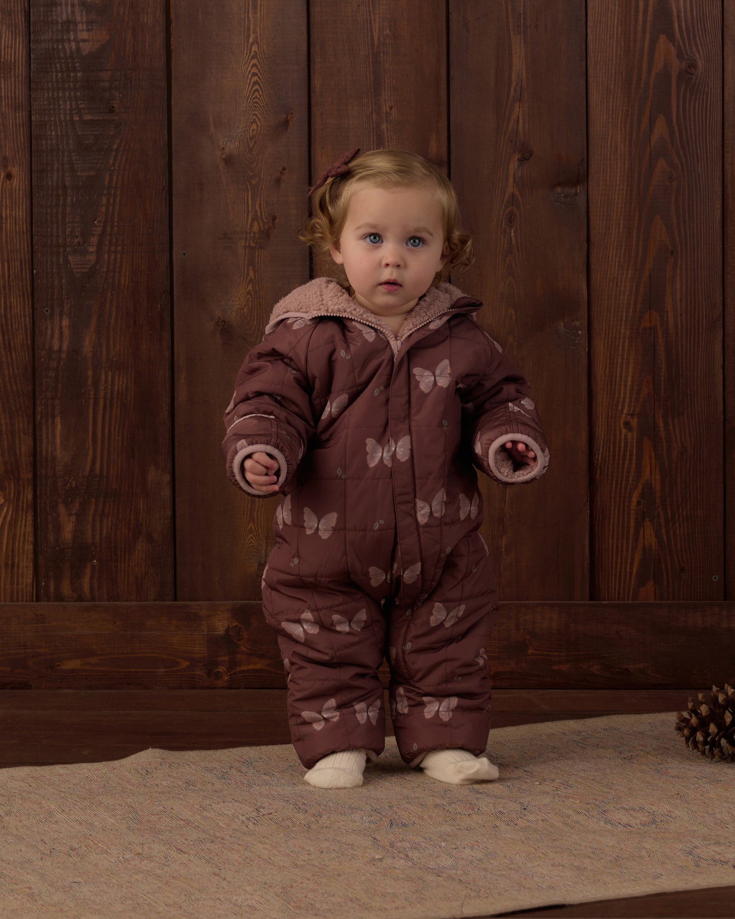 Cedar Puffer Suit Butterflies - Rylee + Cru | Kids Clothes | Trendy Baby Clothes | Modern Infant Outfits |