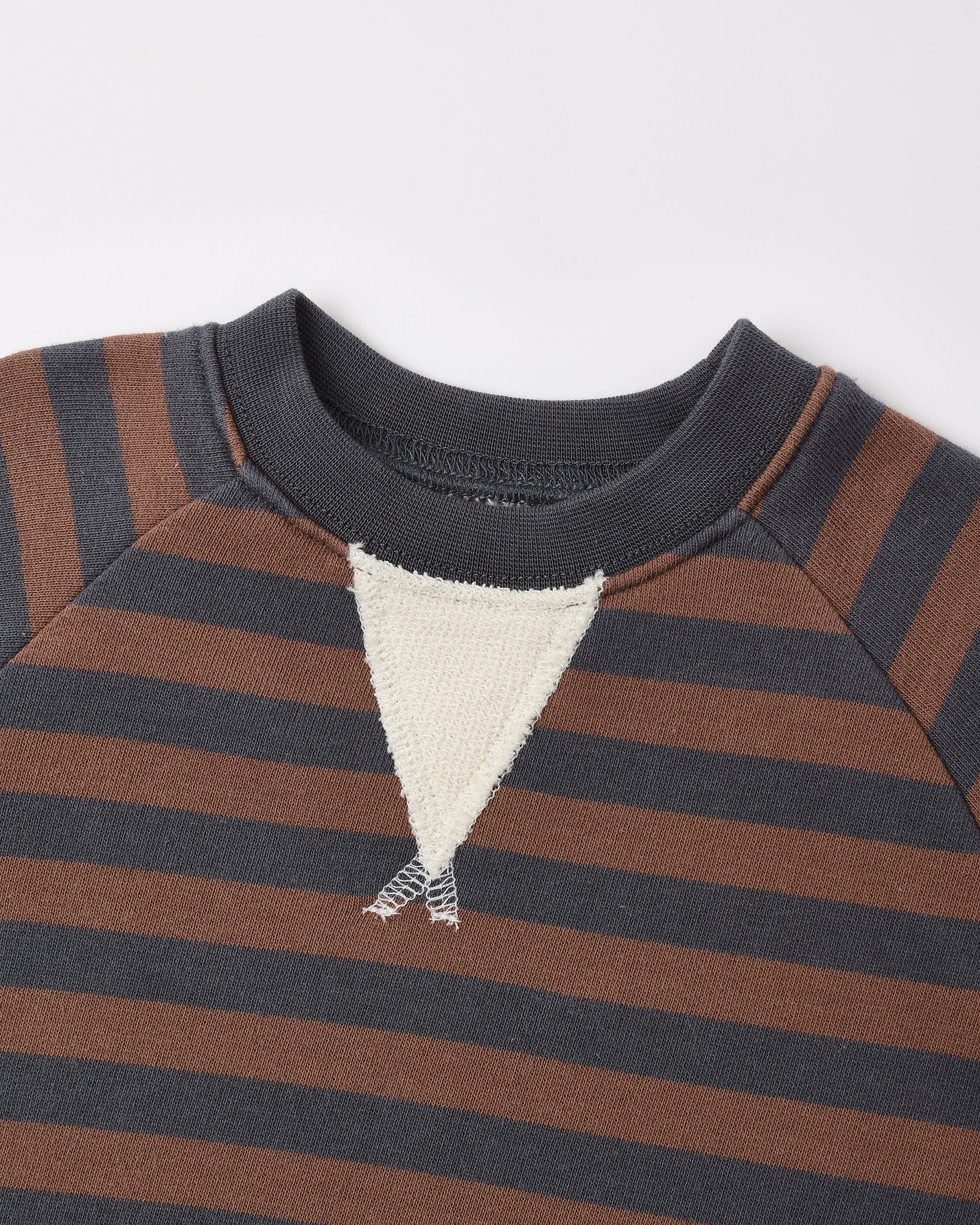 Crew Neck Romper Mulberry Stripe - Rylee + Cru | Kids Clothes | Trendy Baby Clothes | Modern Infant Outfits |
