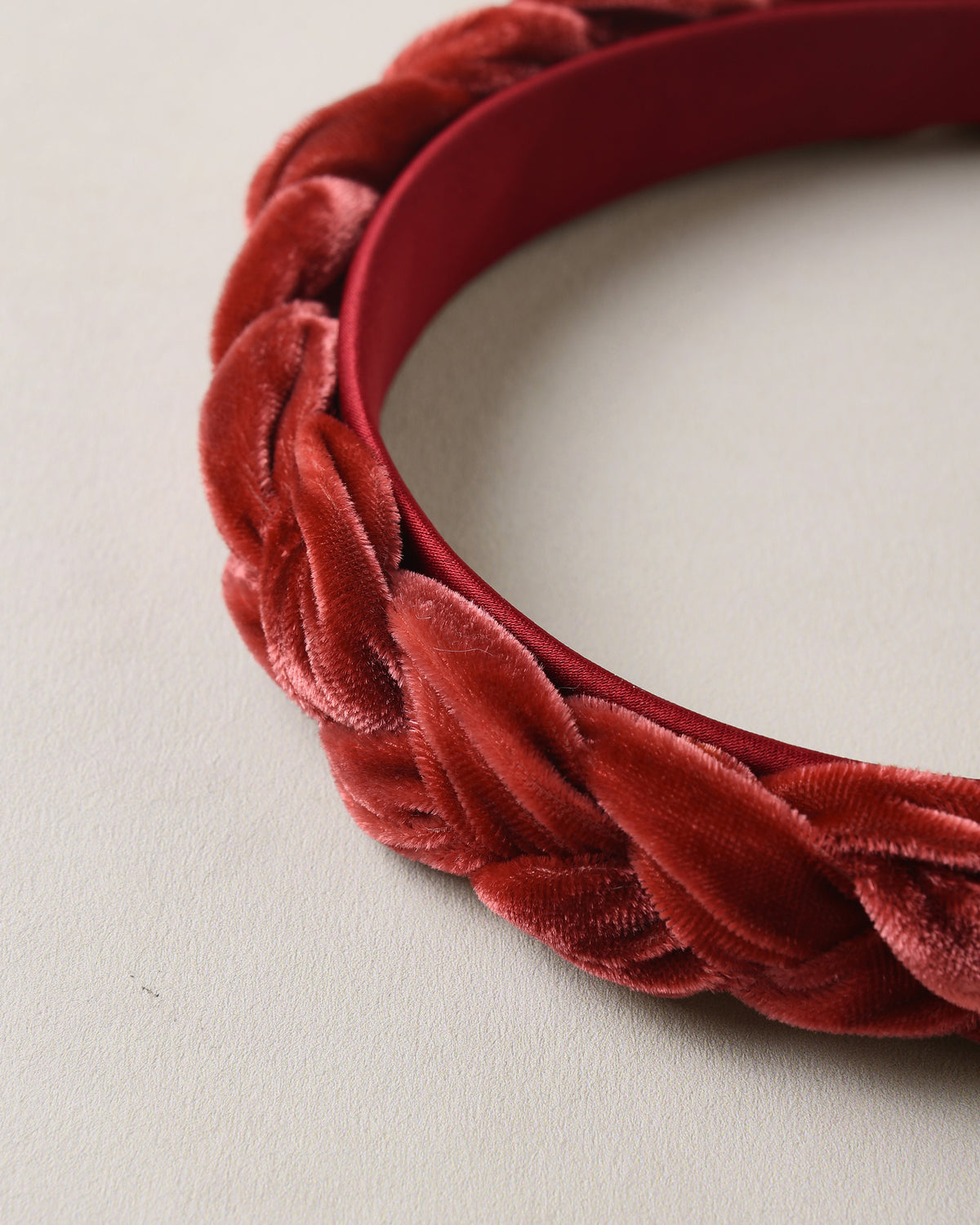 Braided Headband Ruby