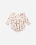 Wendy Romper Red Bows - Rylee + Cru | Kids Clothes | Trendy Baby Clothes | Modern Infant Outfits |
