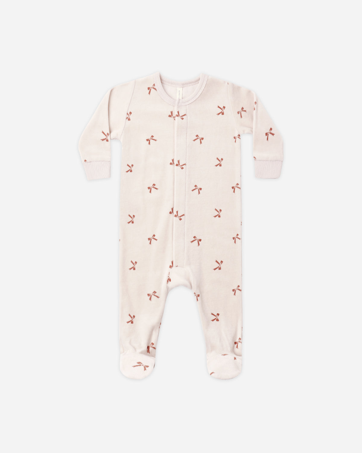 Hidden Snap Footie Red Bows - Rylee + Cru | Kids Clothes | Trendy Baby Clothes | Modern Infant Outfits |