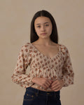 Teen Long Sleeve Flutter Top Bouquet - Rylee + Cru | Kids Clothes | Trendy Baby Clothes | Modern Infant Outfits |