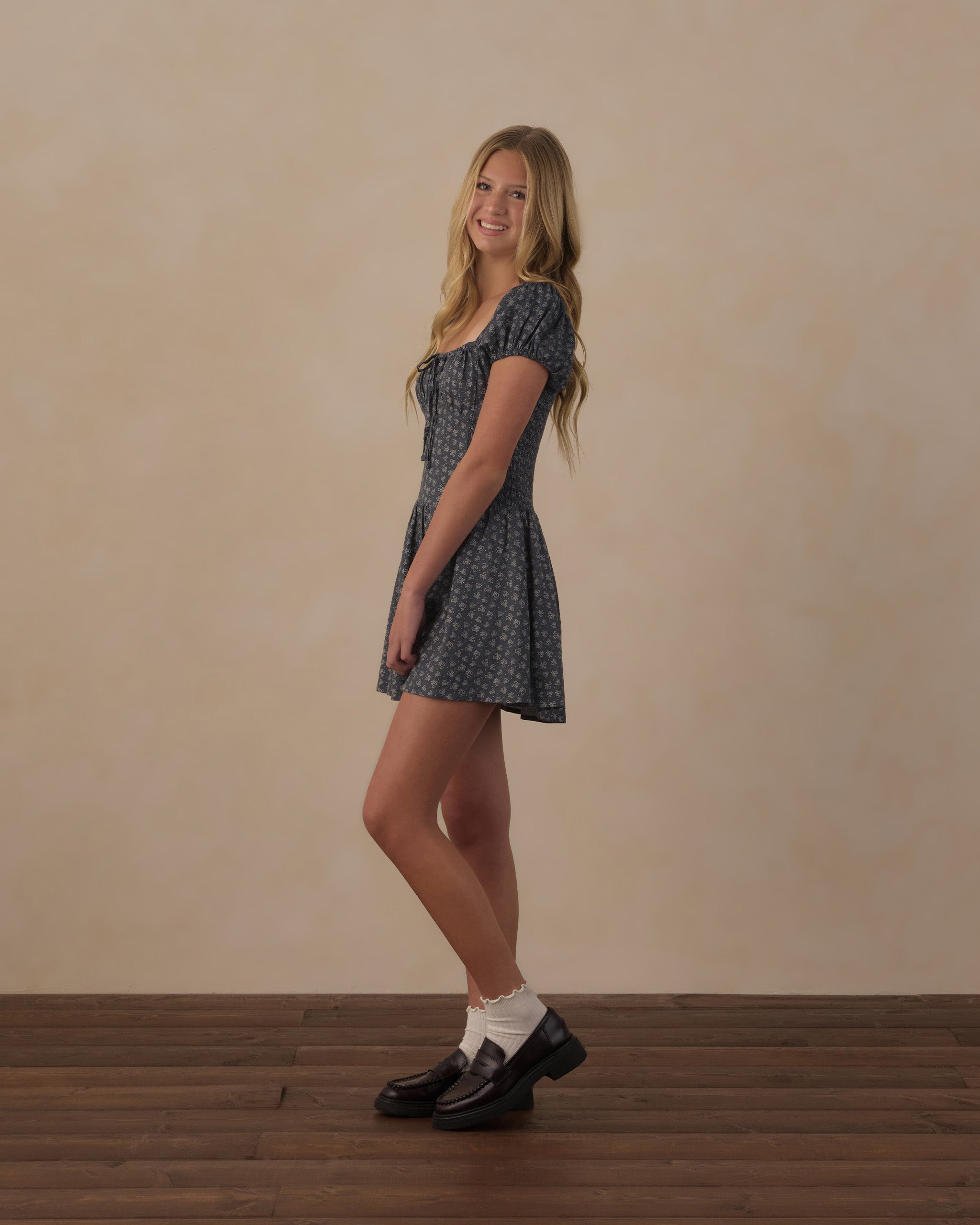 Teen Alex Dress Heart Ditsy - Rylee + Cru | Kids Clothes | Trendy Baby Clothes | Modern Infant Outfits |