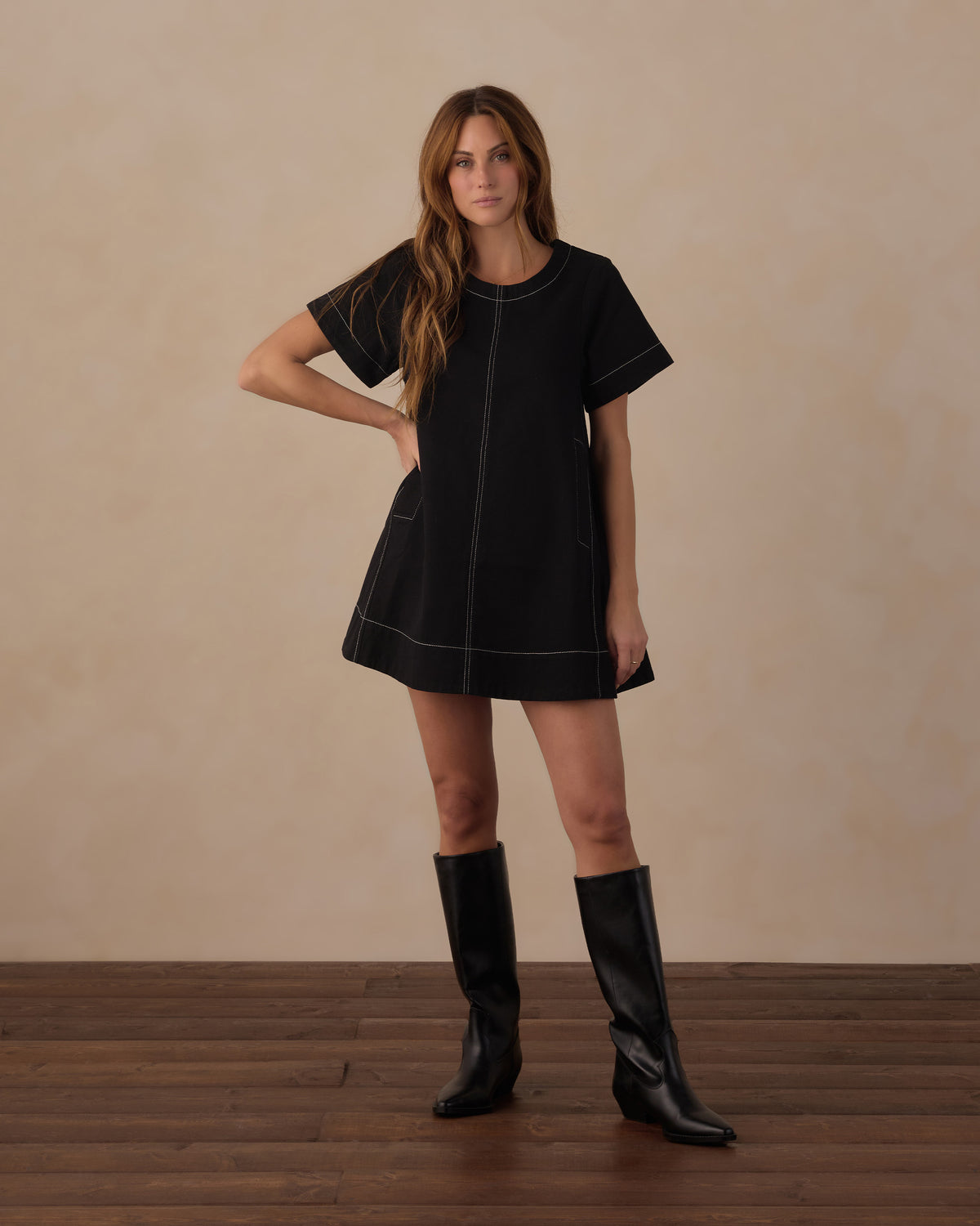 Women's Savannah Dress Black - Rylee + Cru | Kids Clothes | Trendy Baby Clothes | Modern Infant Outfits |