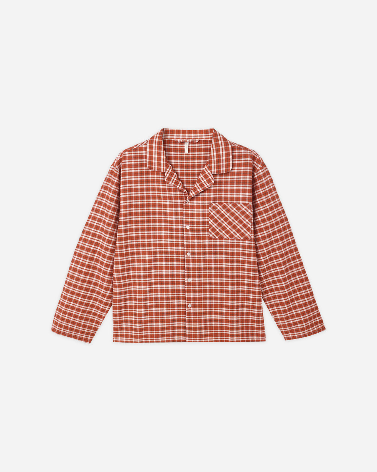 Men's Pajama Top Ruby Plaid - Rylee + Cru | Kids Clothes | Trendy Baby Clothes | Modern Infant Outfits |