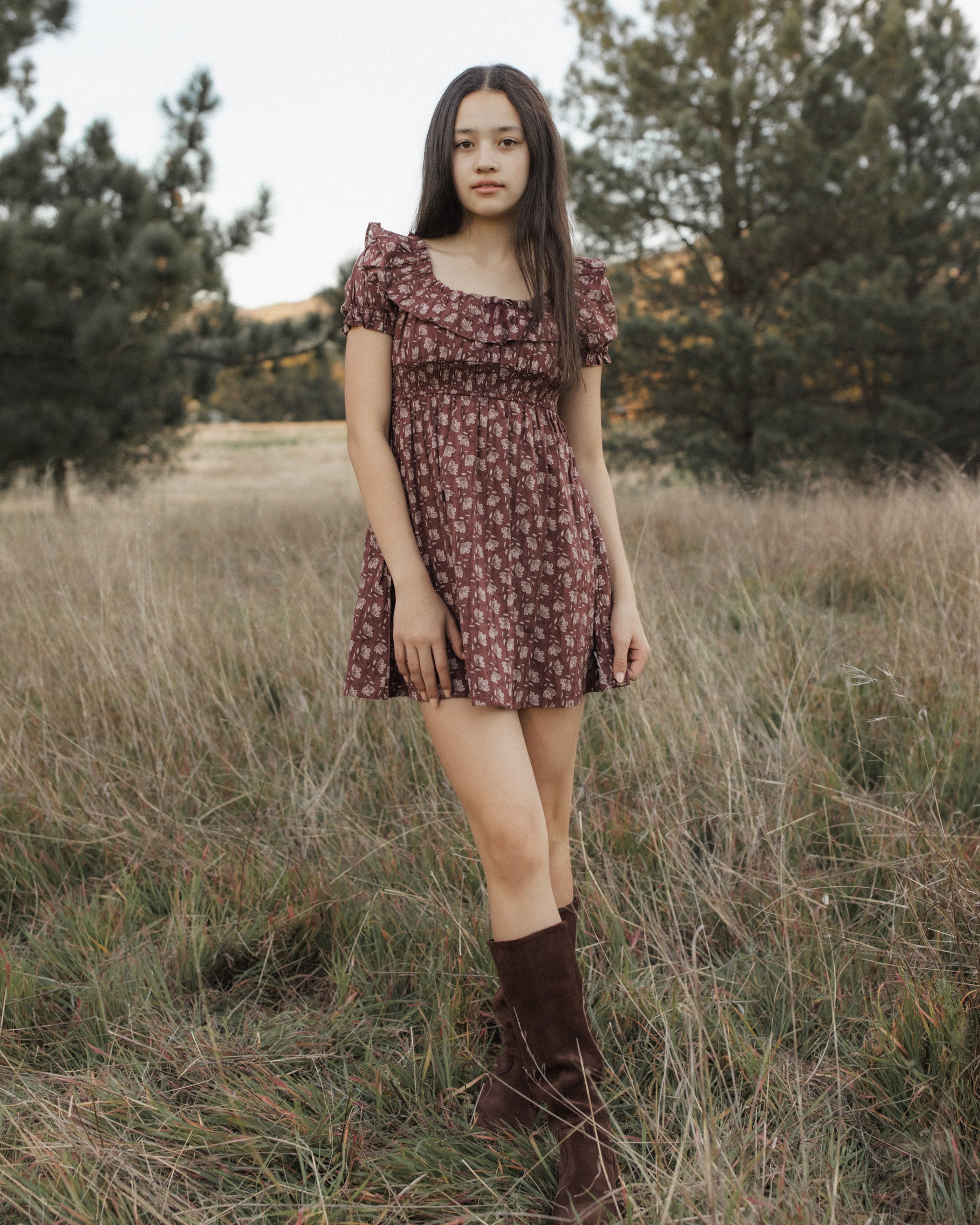 Teen Dillon Dress Mulberry Iris - Rylee + Cru | Kids Clothes | Trendy Baby Clothes | Modern Infant Outfits |