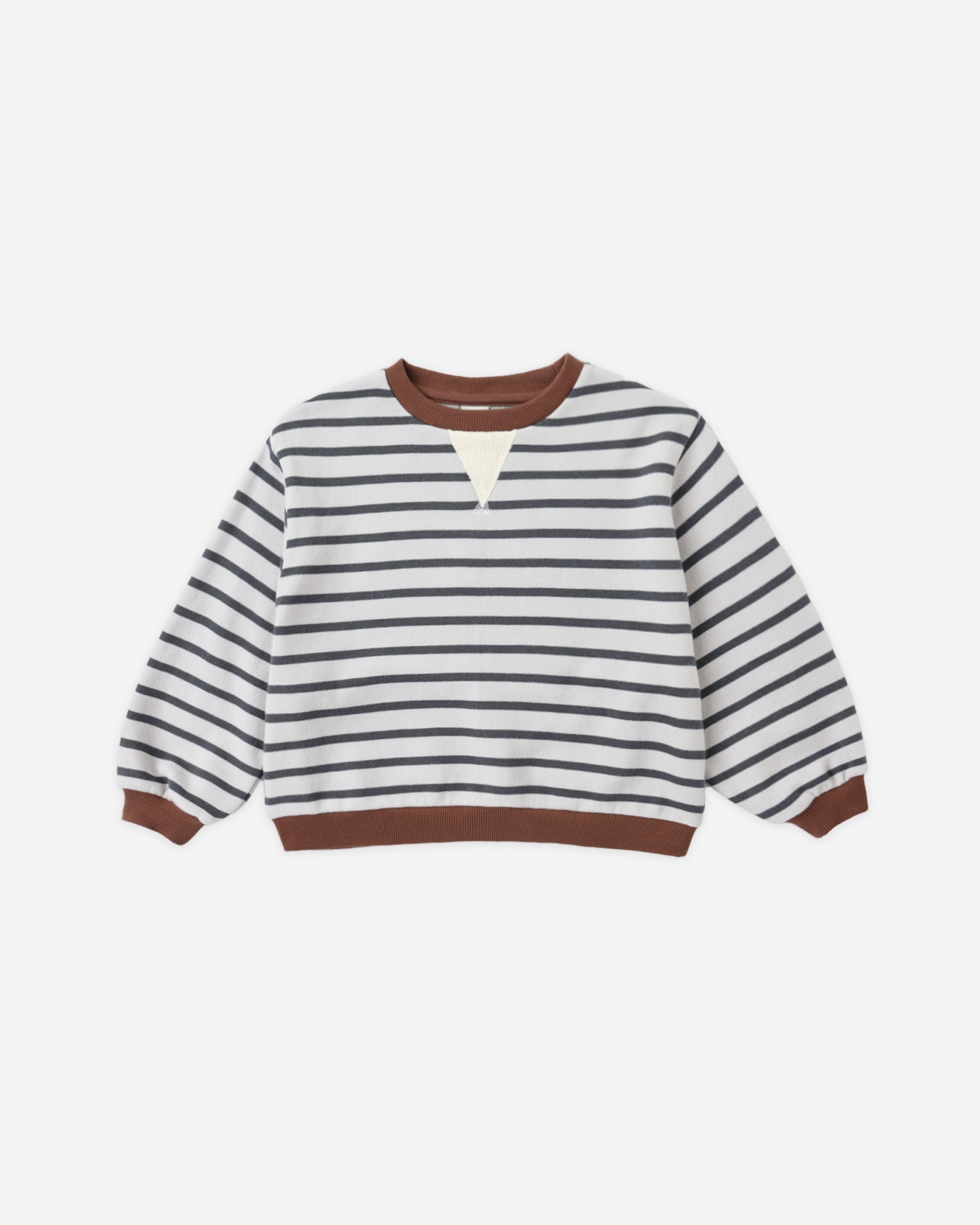 Legend Sweatshirt Midnight Stripe - Rylee + Cru | Kids Clothes | Trendy Baby Clothes | Modern Infant Outfits |