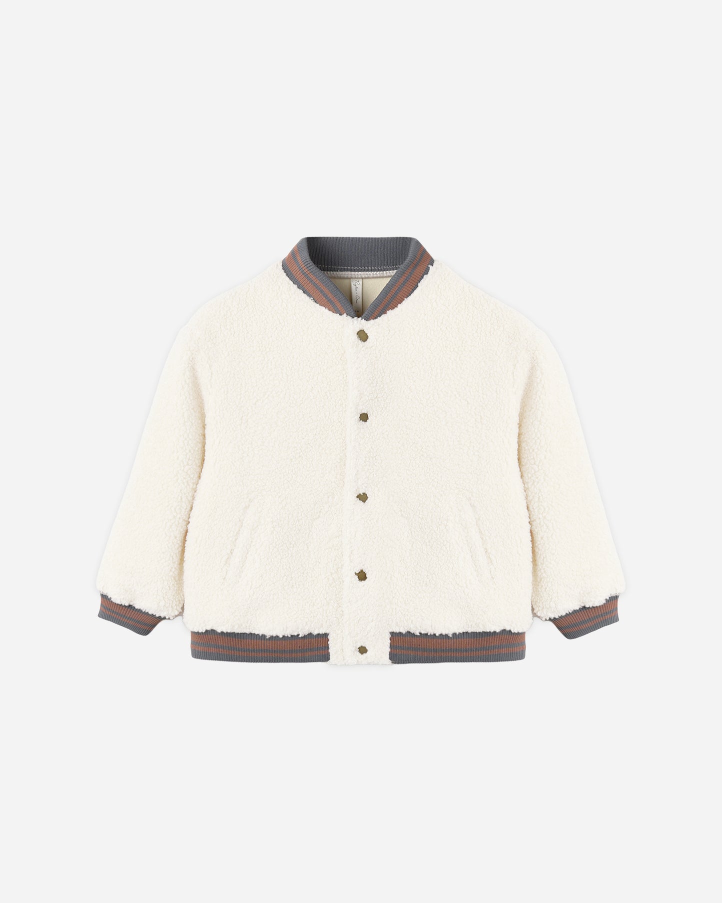 Sherpa Bomber Natural - Rylee + Cru | Kids Clothes | Trendy Baby Clothes | Modern Infant Outfits |