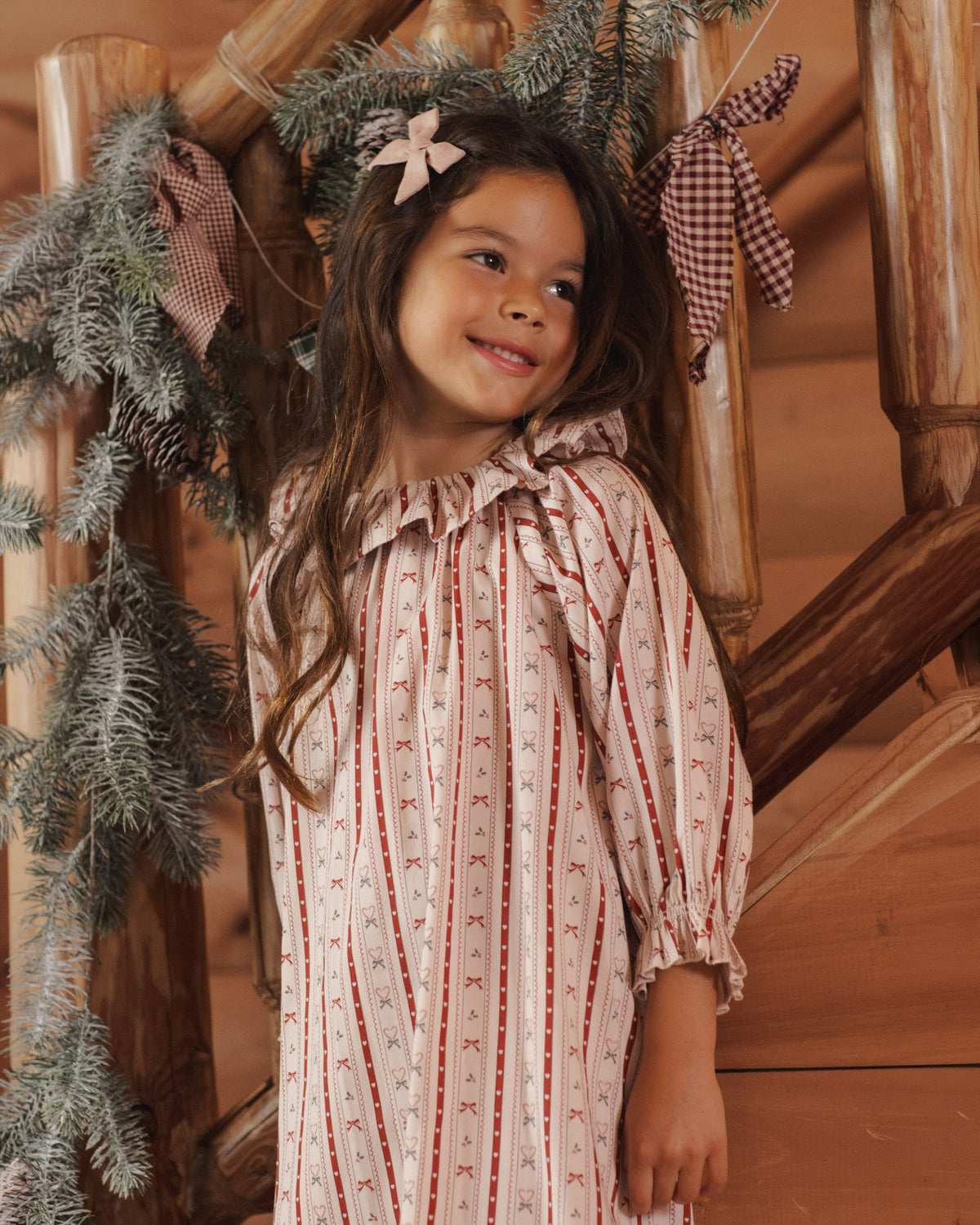 Girl's Nightgown Candy Cane Lane - Rylee + Cru | Kids Clothes | Trendy Baby Clothes | Modern Infant Outfits |
