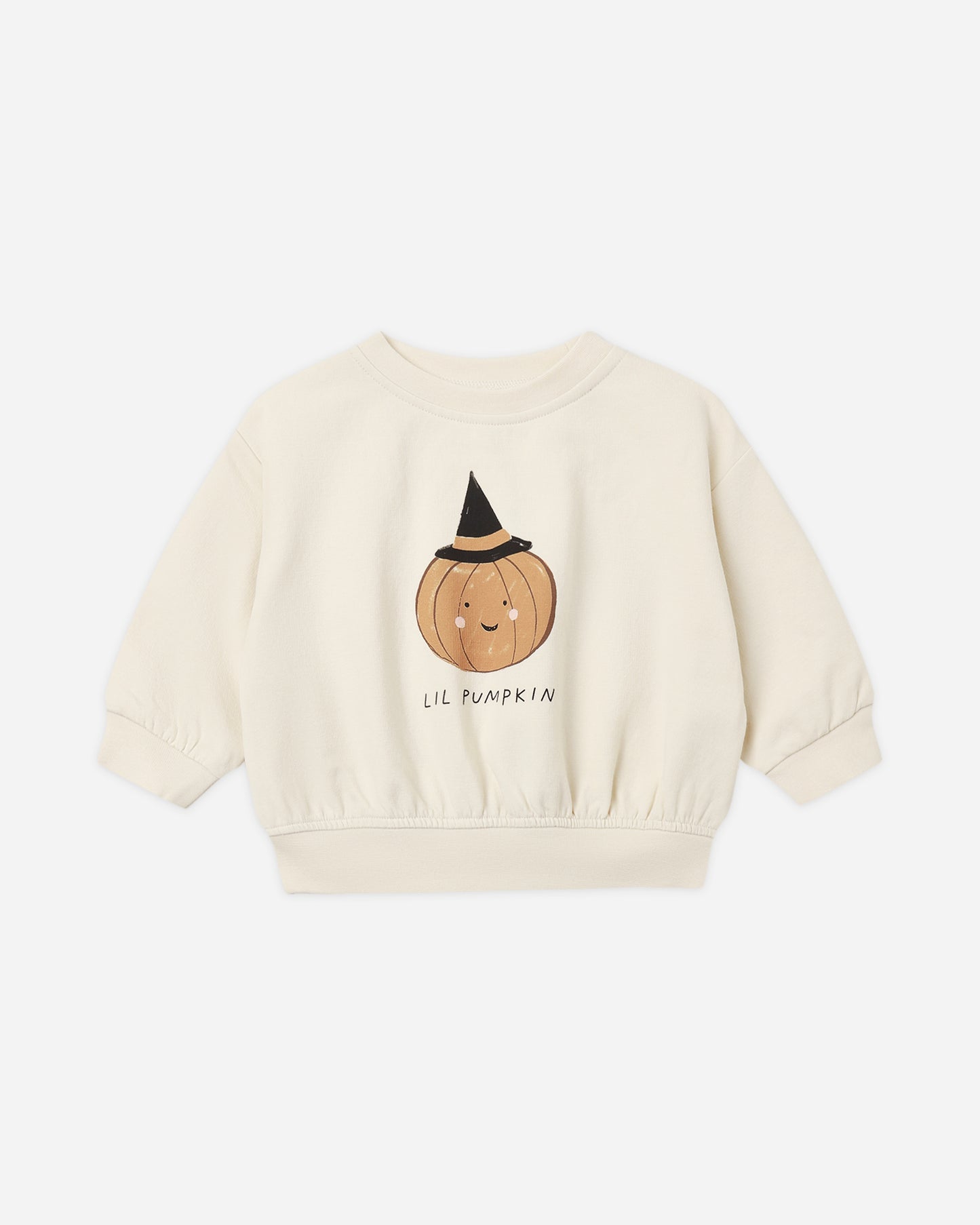Relaxed Fleece Sweatshirt Lil Pumpkin - Rylee + Cru | Kids Clothes | Trendy Baby Clothes | Modern Infant Outfits |