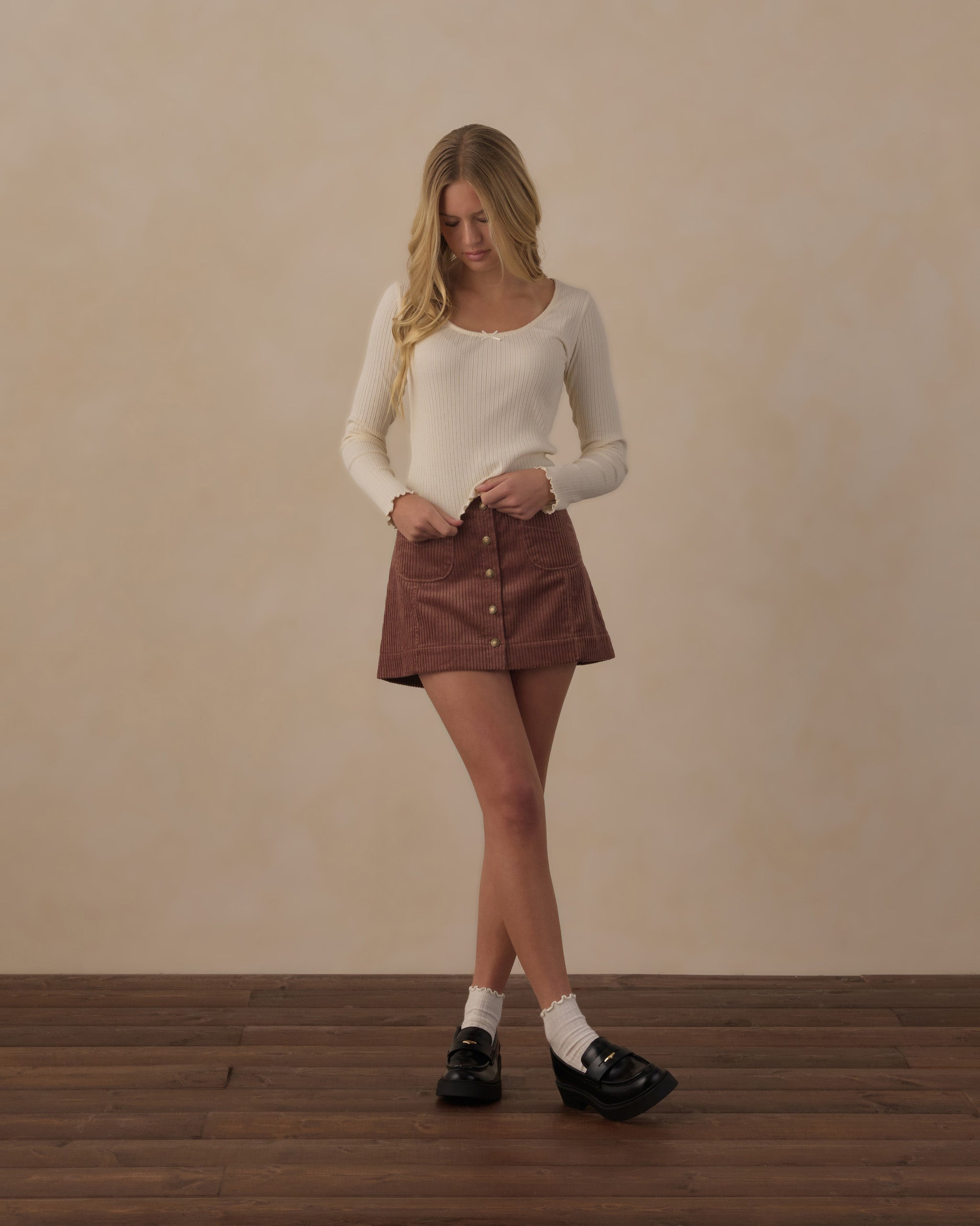 Teen Denver Mini Skirt Mulberry - Rylee + Cru | Kids Clothes | Trendy Baby Clothes | Modern Infant Outfits |