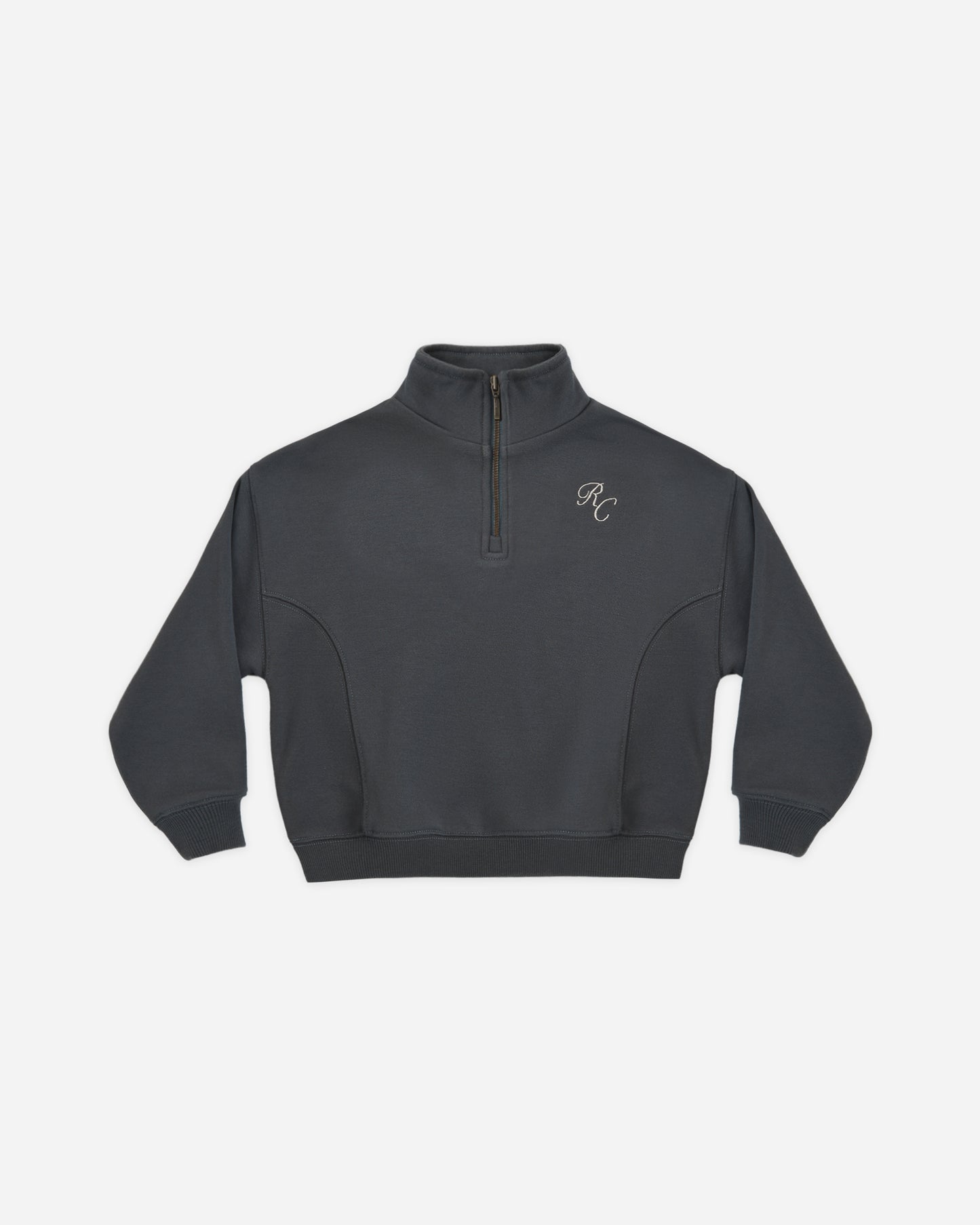 Half Zip Sweatshirt Midnight - Rylee + Cru | Kids Clothes | Trendy Baby Clothes | Modern Infant Outfits |