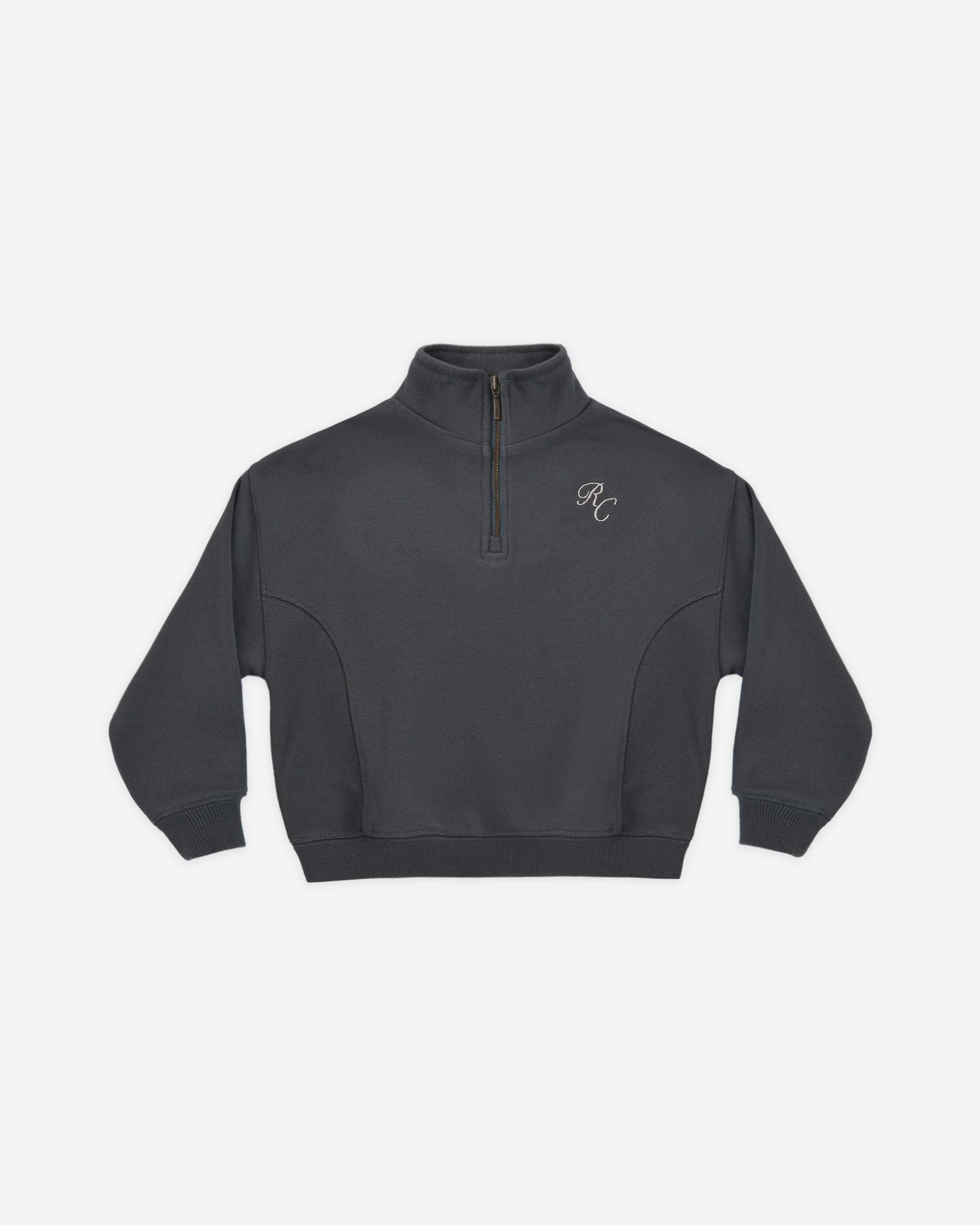 Half Zip Sweatshirt Midnight - Rylee + Cru | Kids Clothes | Trendy Baby Clothes | Modern Infant Outfits |