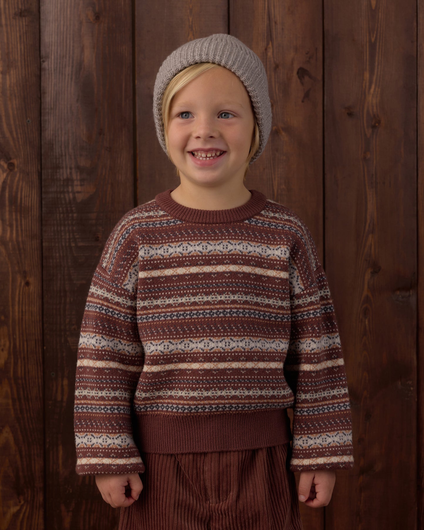 Aspen Sweater Mulberry Multi-Stripe - Rylee + Cru | Kids Clothes | Trendy Baby Clothes | Modern Infant Outfits |