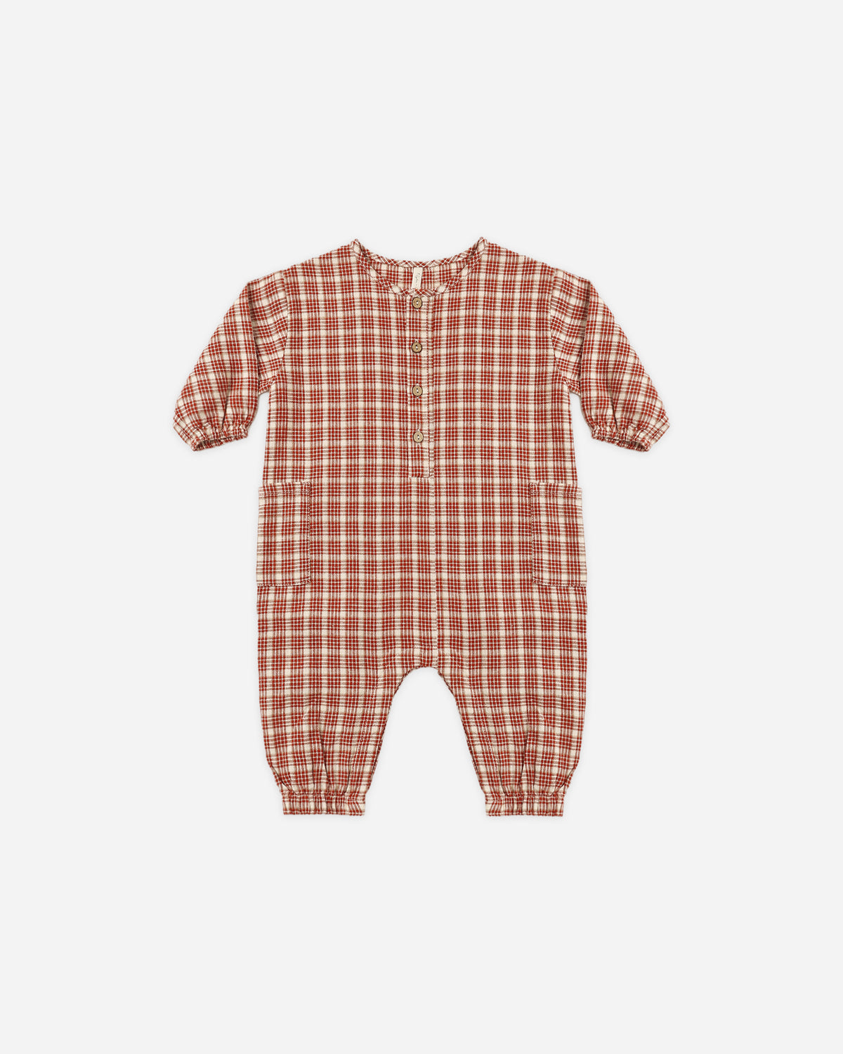 Relaxed Woven Jumpsuit Vintage Plaid - Rylee + Cru | Kids Clothes | Trendy Baby Clothes | Modern Infant Outfits |