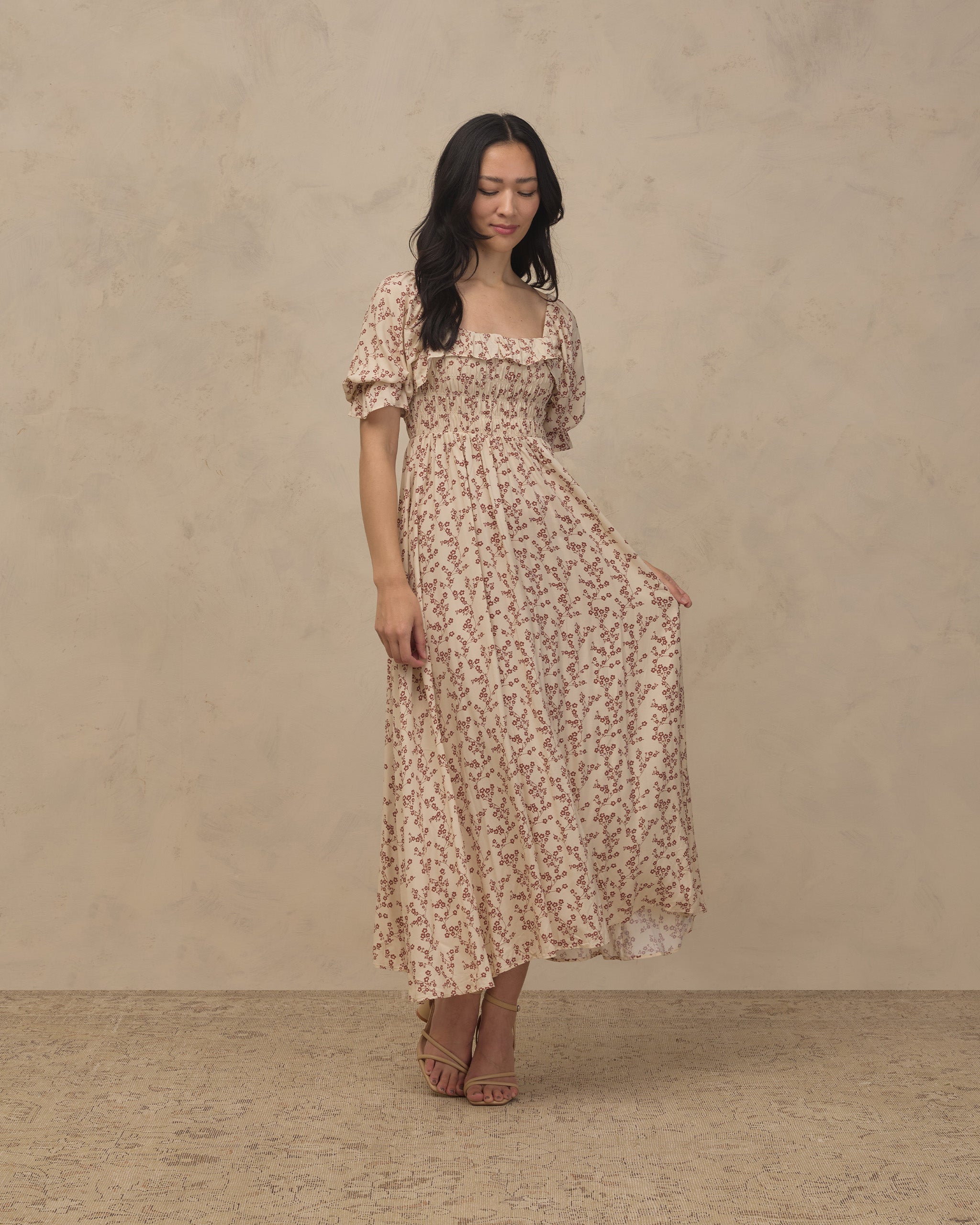 Women's Birdie Dress Floral Toile - Rylee + Cru | Kids Clothes | Trendy Baby Clothes | Modern Infant Outfits |