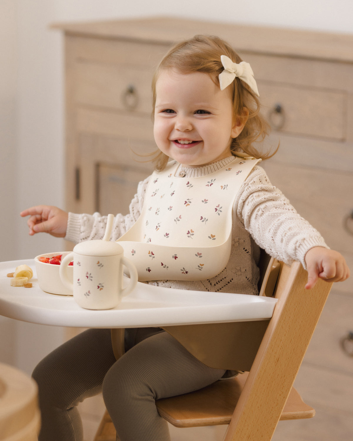 Feeding Kit Heart Ditsy - Rylee + Cru | Kids Clothes | Trendy Baby Clothes | Modern Infant Outfits |