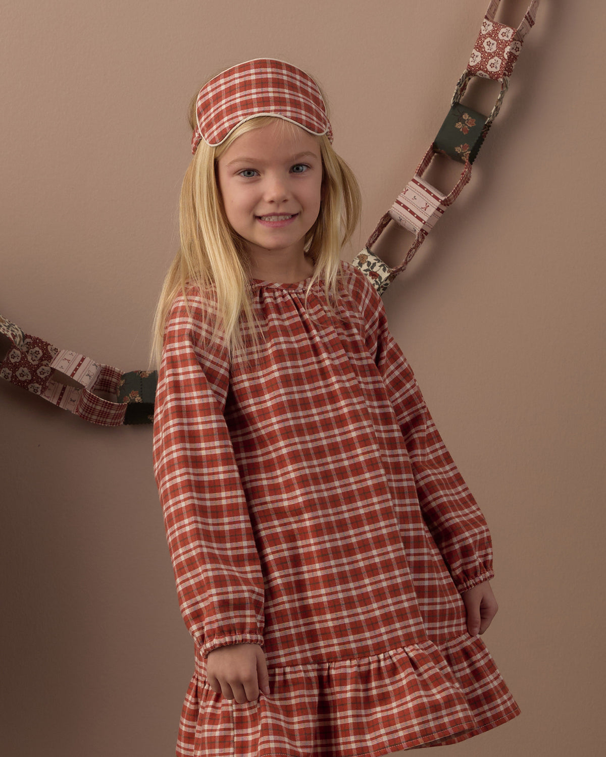 Holly Nightgown Ruby Plaid - Rylee + Cru | Kids Clothes | Trendy Baby Clothes | Modern Infant Outfits |