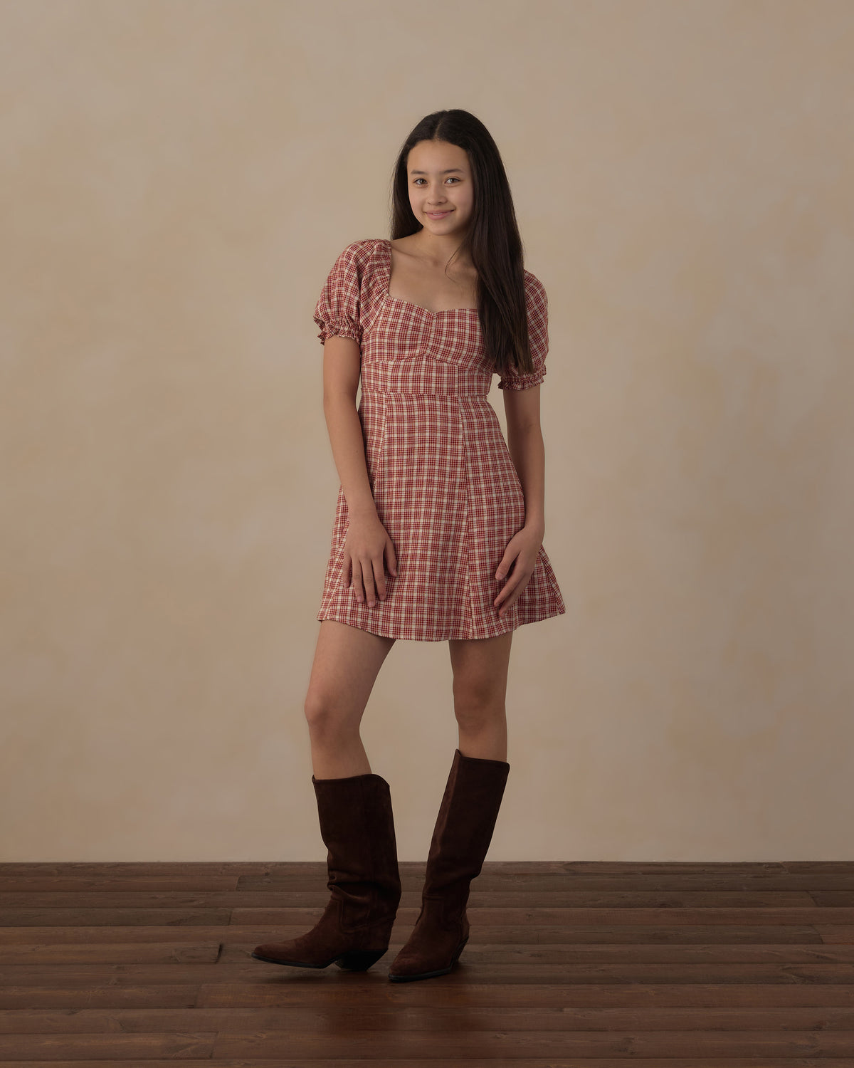 Teen Zoe Dress Vintage Plaid - Rylee + Cru | Kids Clothes | Trendy Baby Clothes | Modern Infant Outfits |