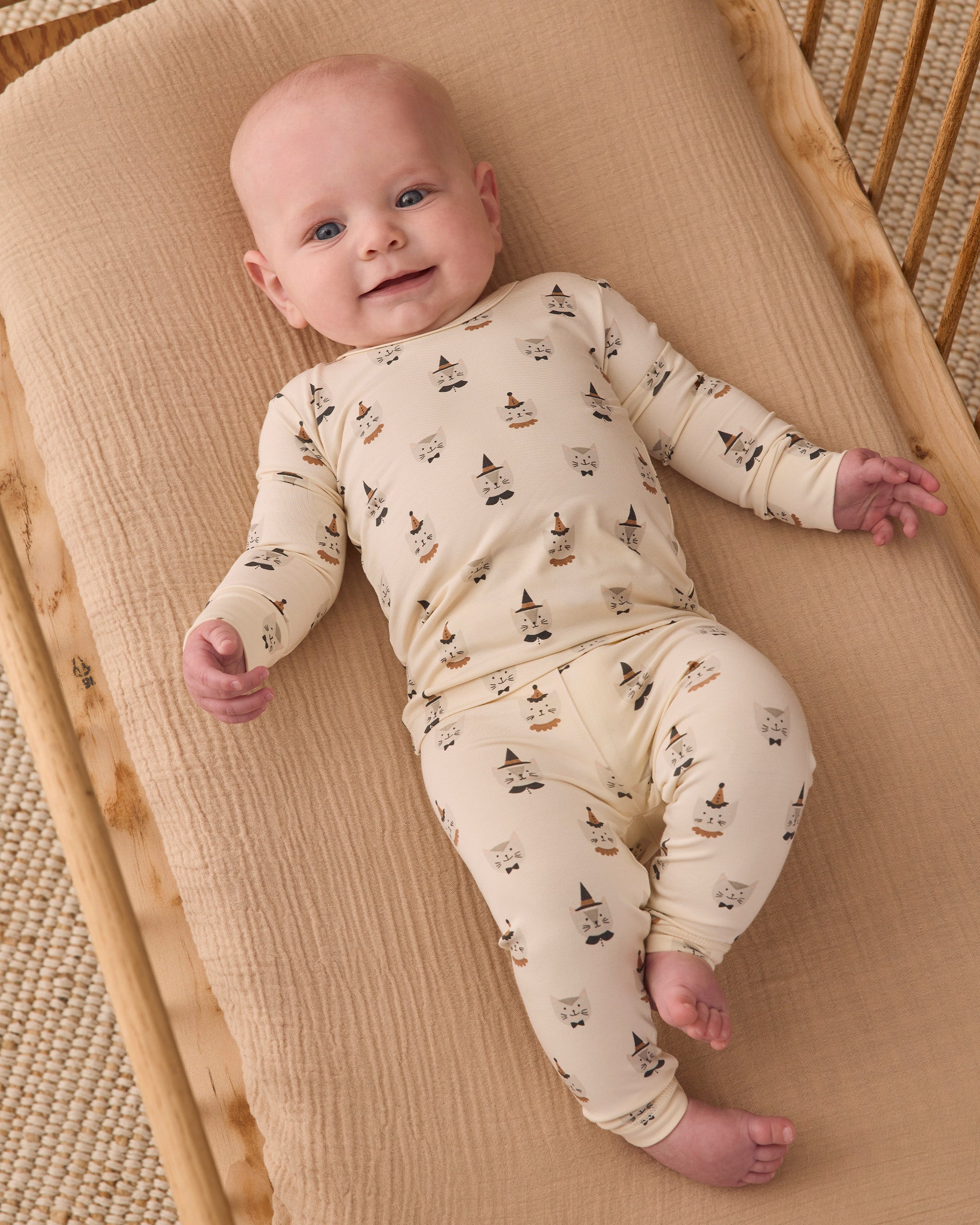 Bamboo Pajama Set Costume Kittens - Rylee + Cru | Kids Clothes | Trendy Baby Clothes | Modern Infant Outfits |