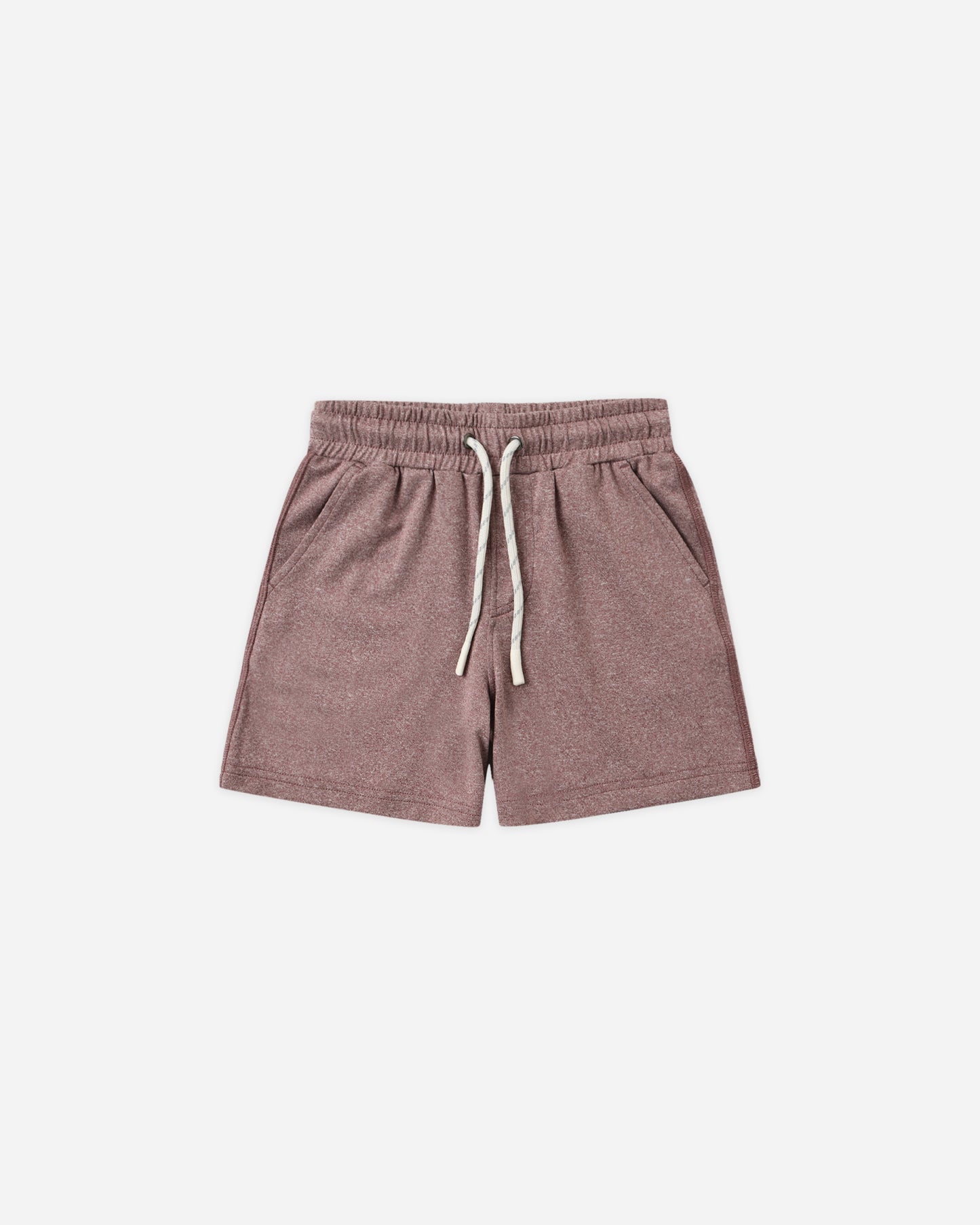 Oceanside Tech Short Heathered Mulberry - Rylee + Cru | Kids Clothes | Trendy Baby Clothes | Modern Infant Outfits |