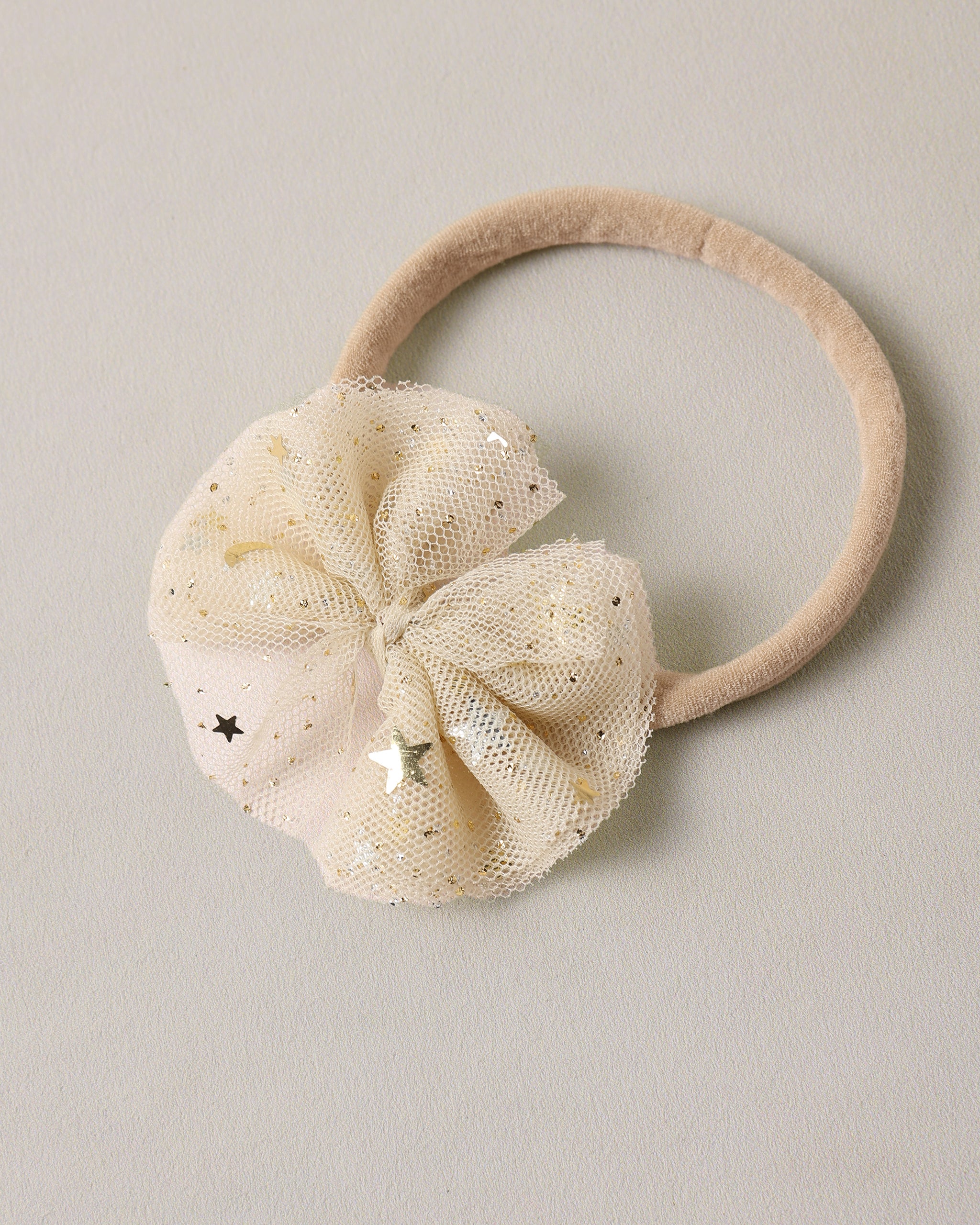 Flutter Tulle Headband Champagne - Rylee + Cru | Kids Clothes | Trendy Baby Clothes | Modern Infant Outfits |