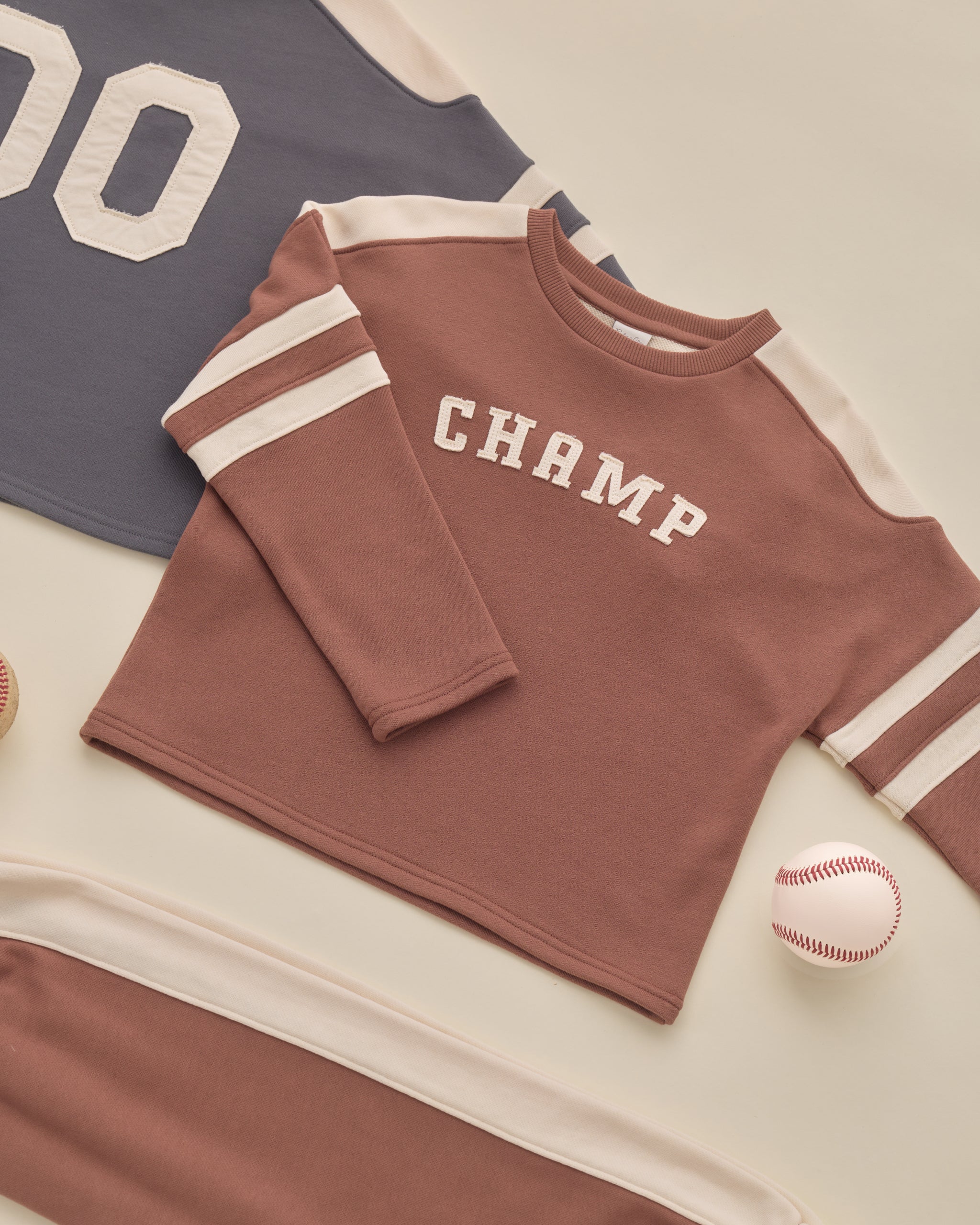 Hockey Sweatshirt Champ - Rylee + Cru | Kids Clothes | Trendy Baby Clothes | Modern Infant Outfits |