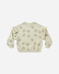 Ruffle Sweatshirt Big Daisy - Rylee + Cru | Kids Clothes | Trendy Baby Clothes | Modern Infant Outfits |