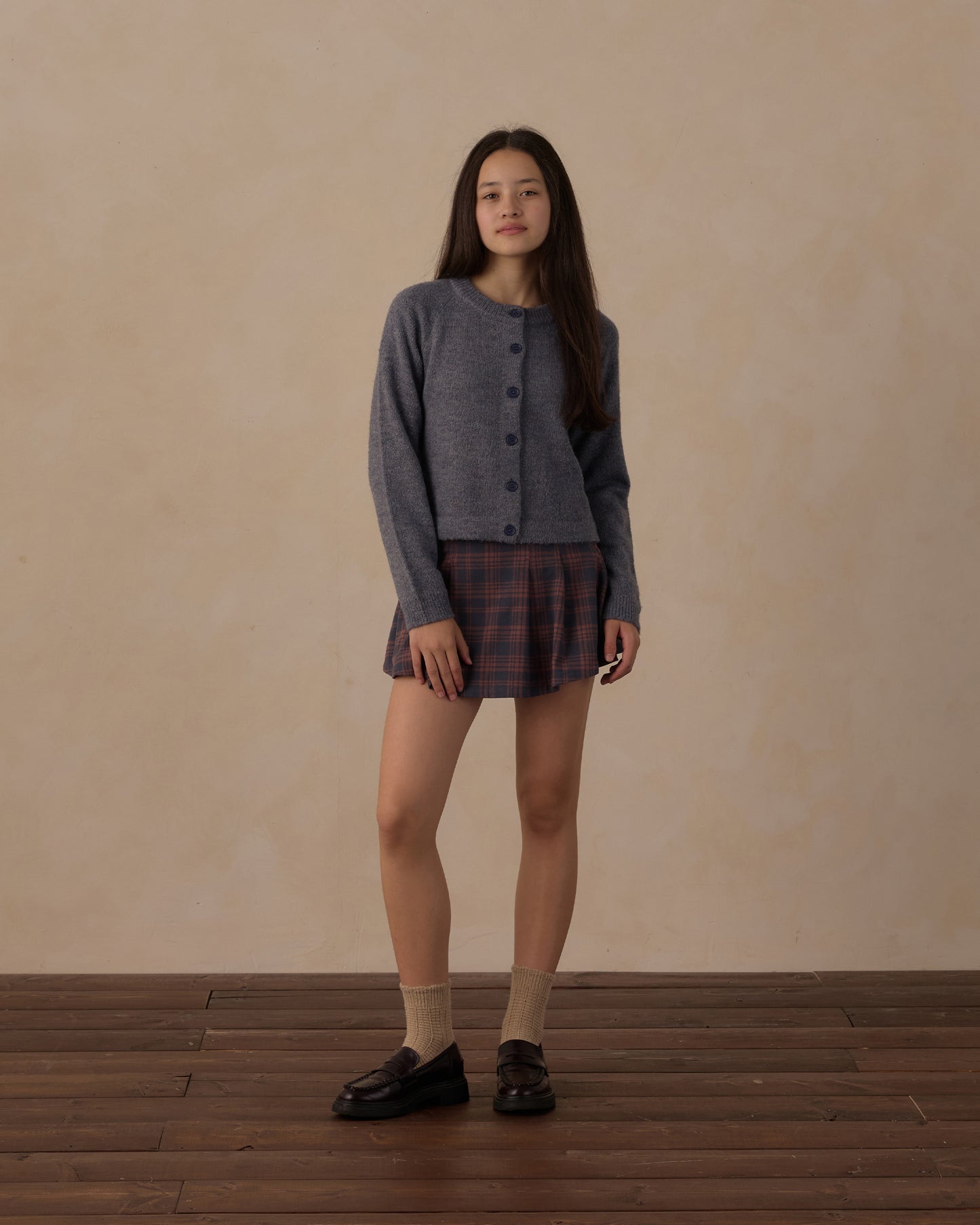 Teen Fuzzy Cardigan Midnight - Rylee + Cru | Kids Clothes | Trendy Baby Clothes | Modern Infant Outfits |