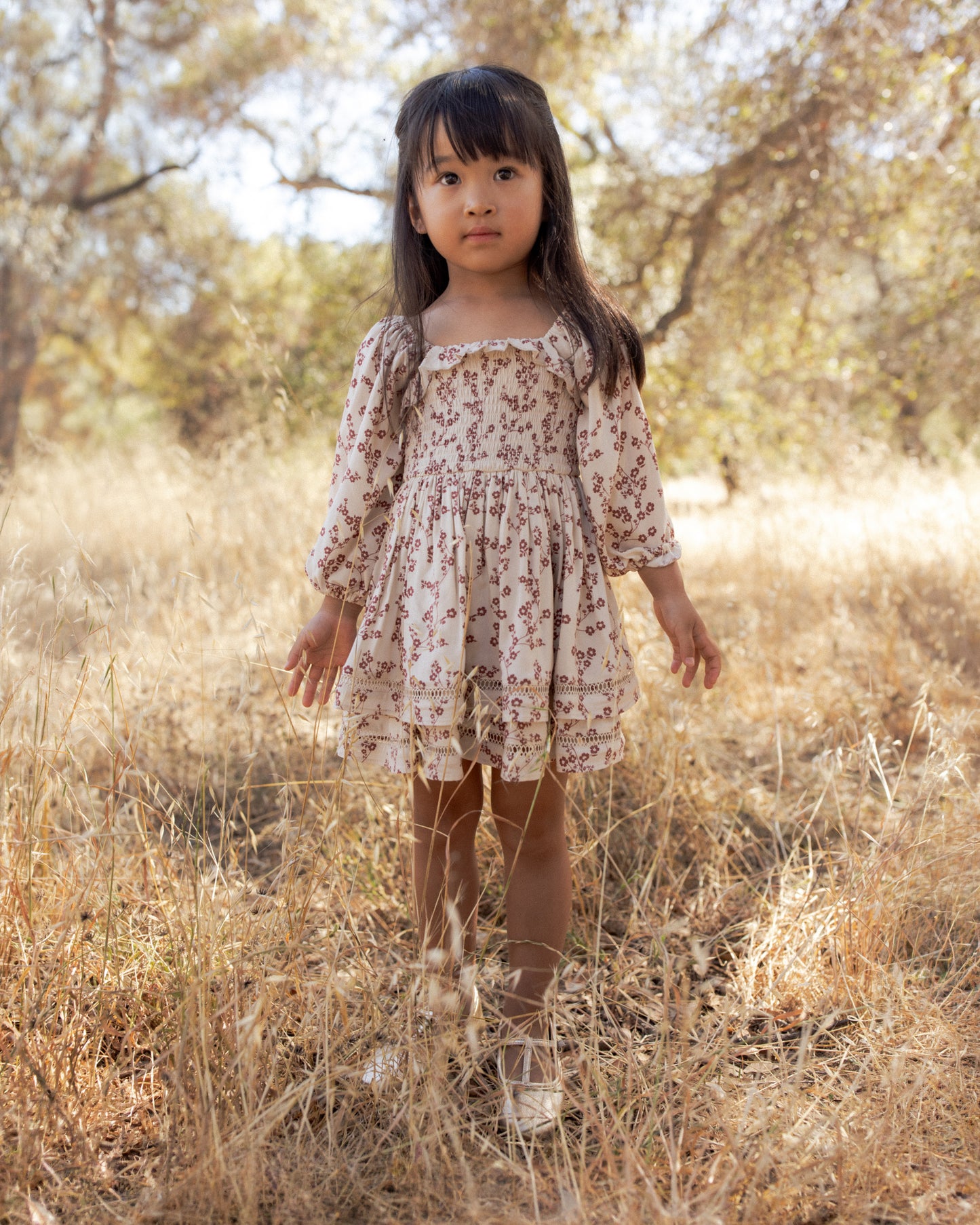 Elodie Dress Floral Toile - Rylee + Cru | Kids Clothes | Trendy Baby Clothes | Modern Infant Outfits |
