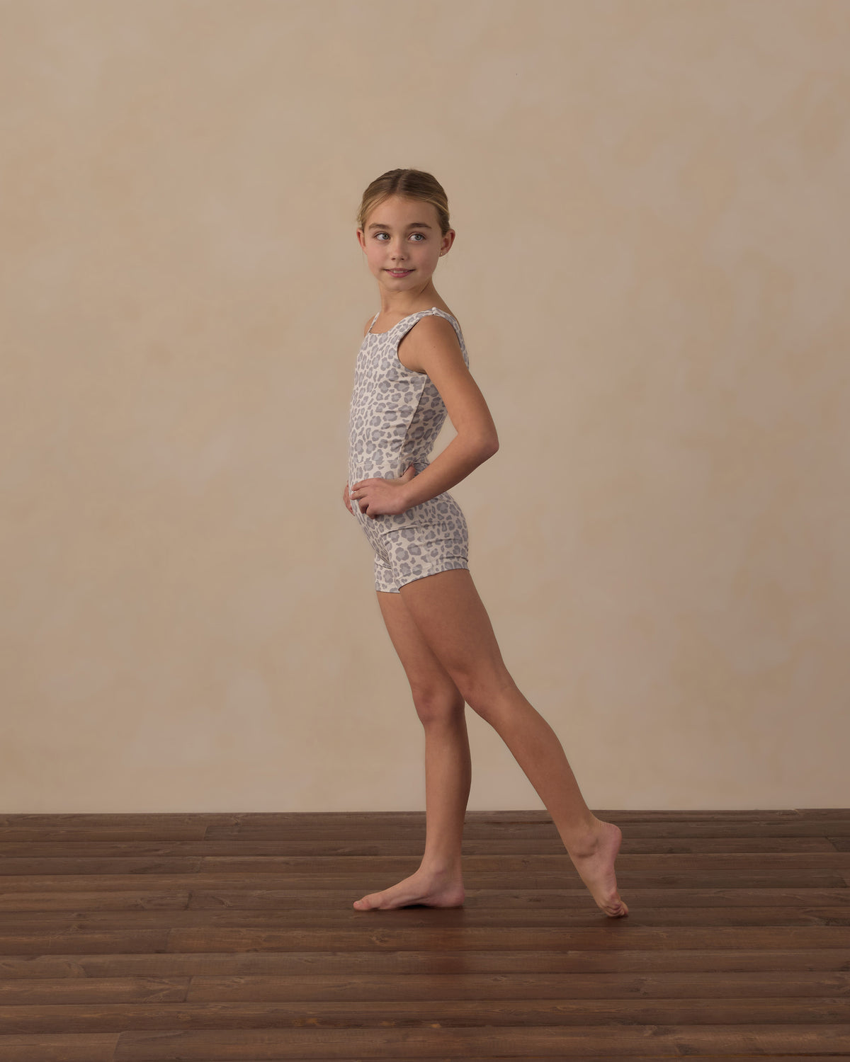 Malibu Bodysuit Blue Leopard - Rylee + Cru | Kids Clothes | Trendy Baby Clothes | Modern Infant Outfits |