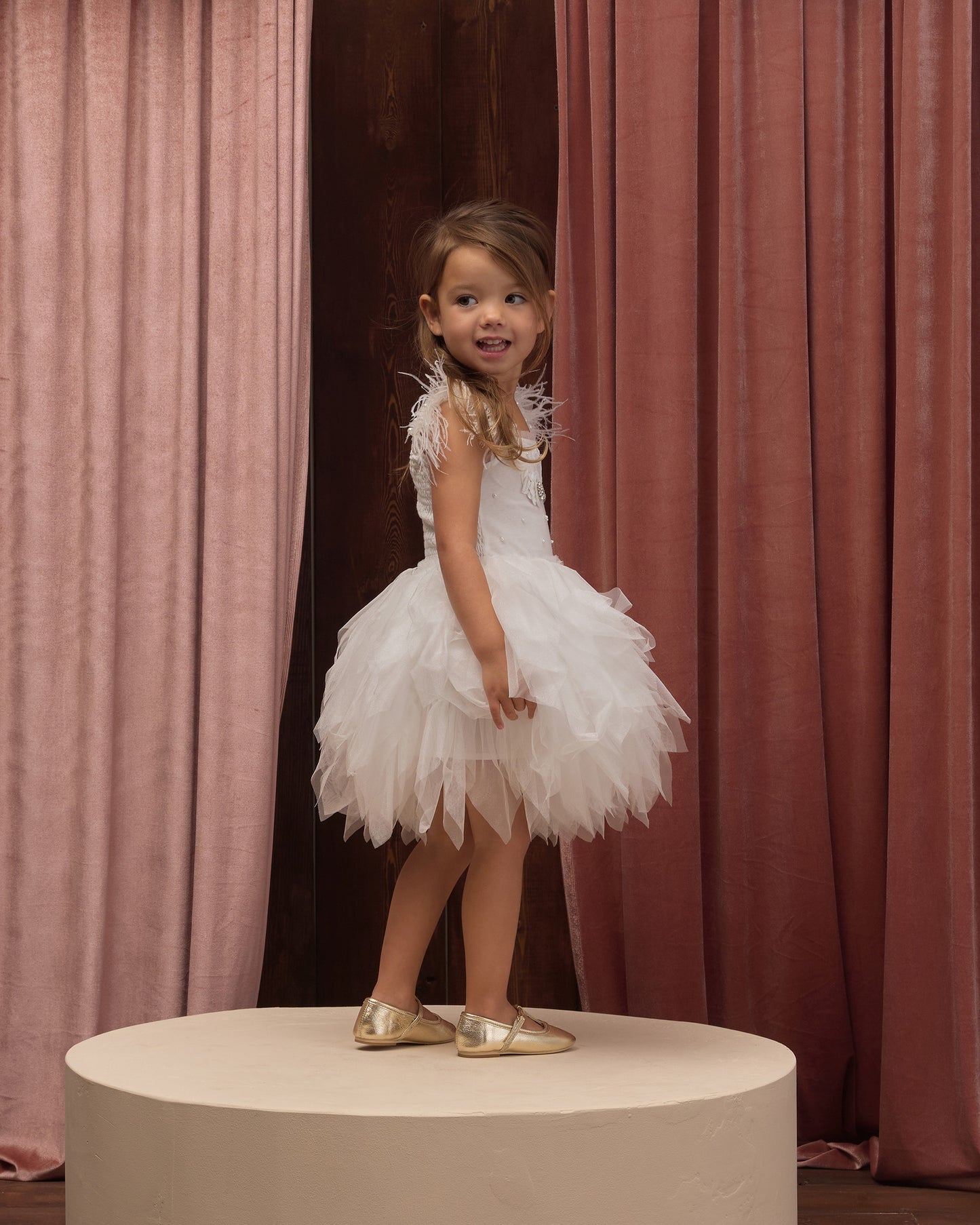Magique Dress White - Rylee + Cru | Kids Clothes | Trendy Baby Clothes | Modern Infant Outfits |