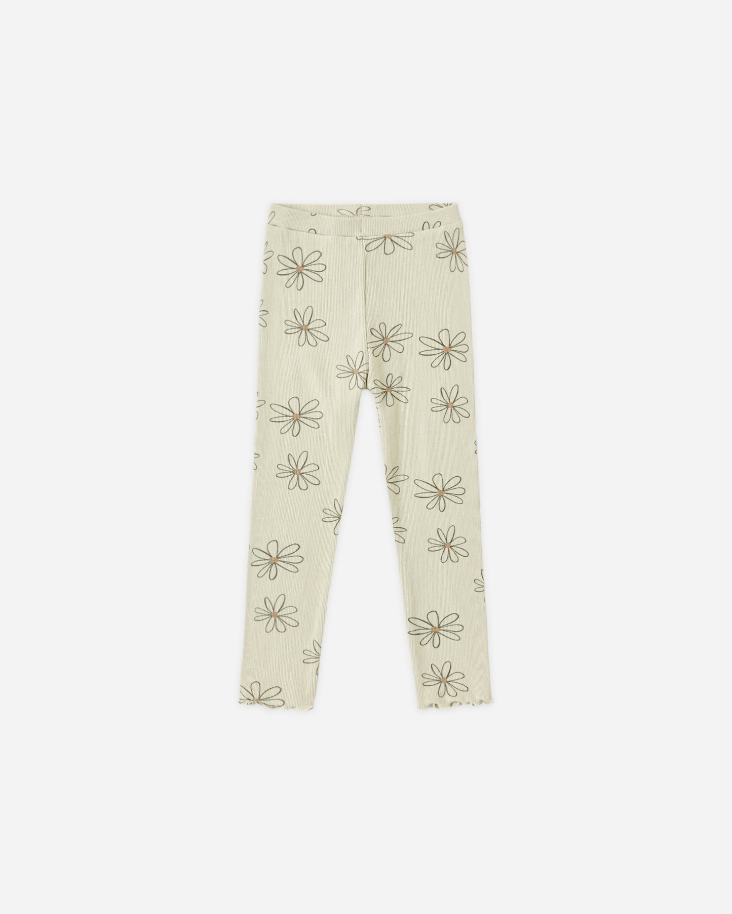 Coast Ribbed Legging Big Daisy - Rylee + Cru | Kids Clothes | Trendy Baby Clothes | Modern Infant Outfits |