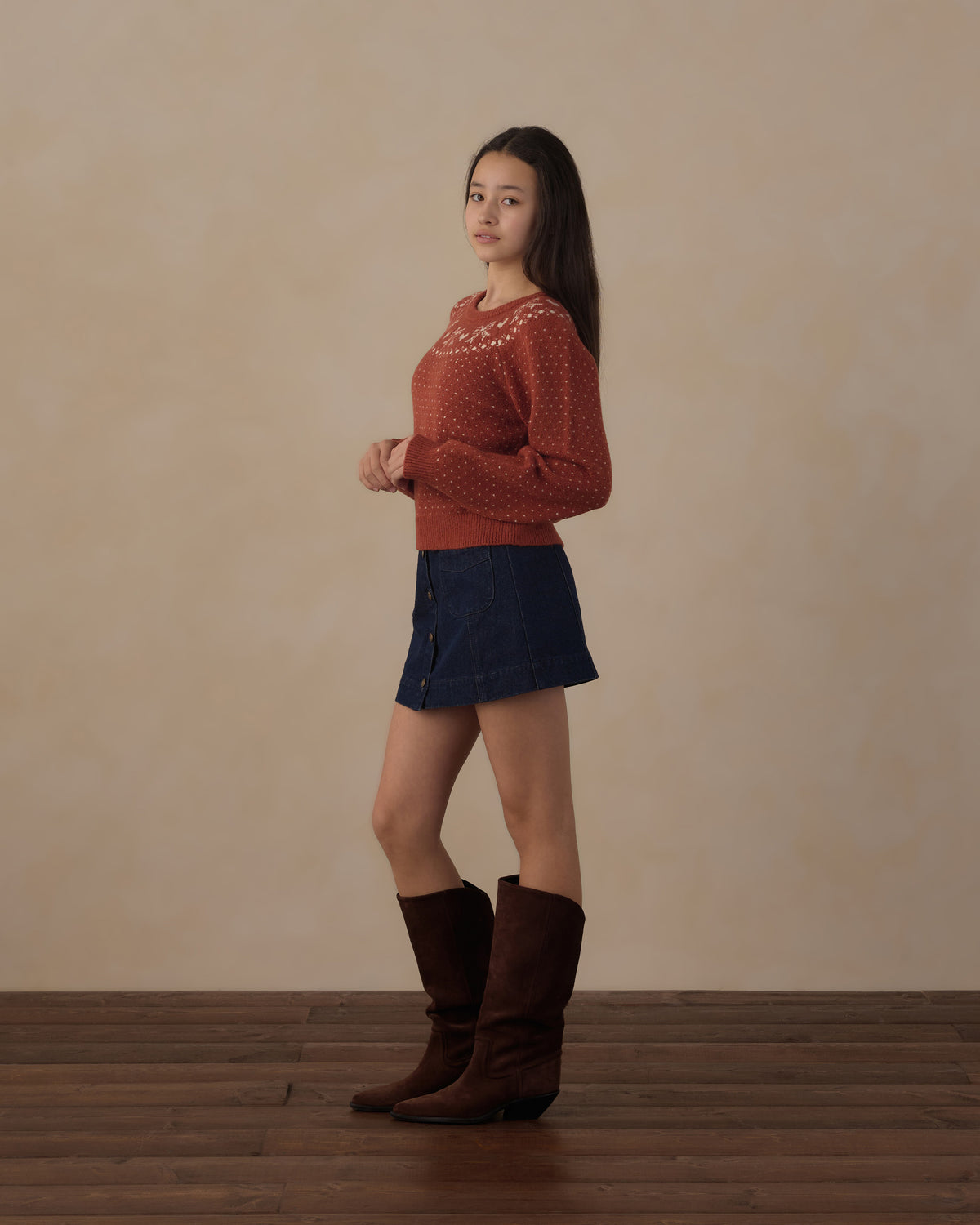 Teen Fair Isle Sweater Ruby - Rylee + Cru | Kids Clothes | Trendy Baby Clothes | Modern Infant Outfits |