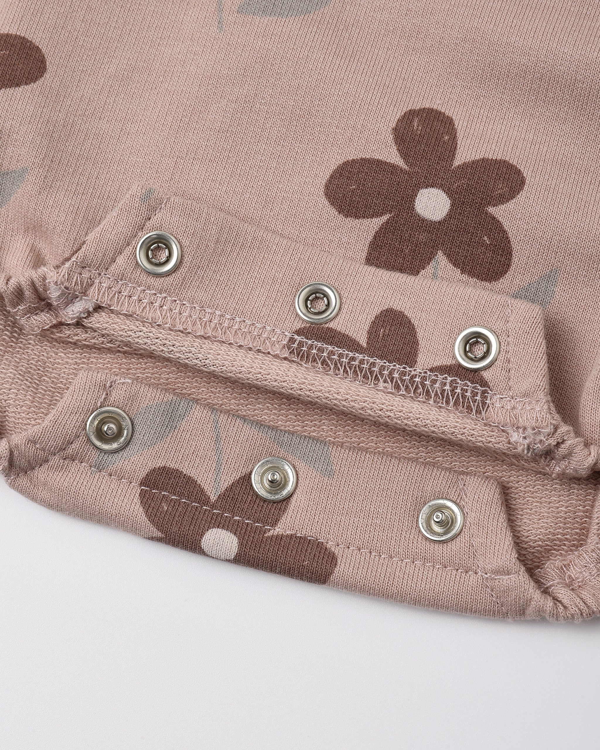 Crew Neck Romper Daisy - Rylee + Cru | Kids Clothes | Trendy Baby Clothes | Modern Infant Outfits |