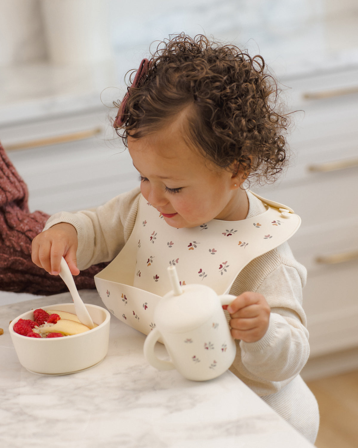 Feeding Kit Heart Ditsy - Rylee + Cru | Kids Clothes | Trendy Baby Clothes | Modern Infant Outfits |
