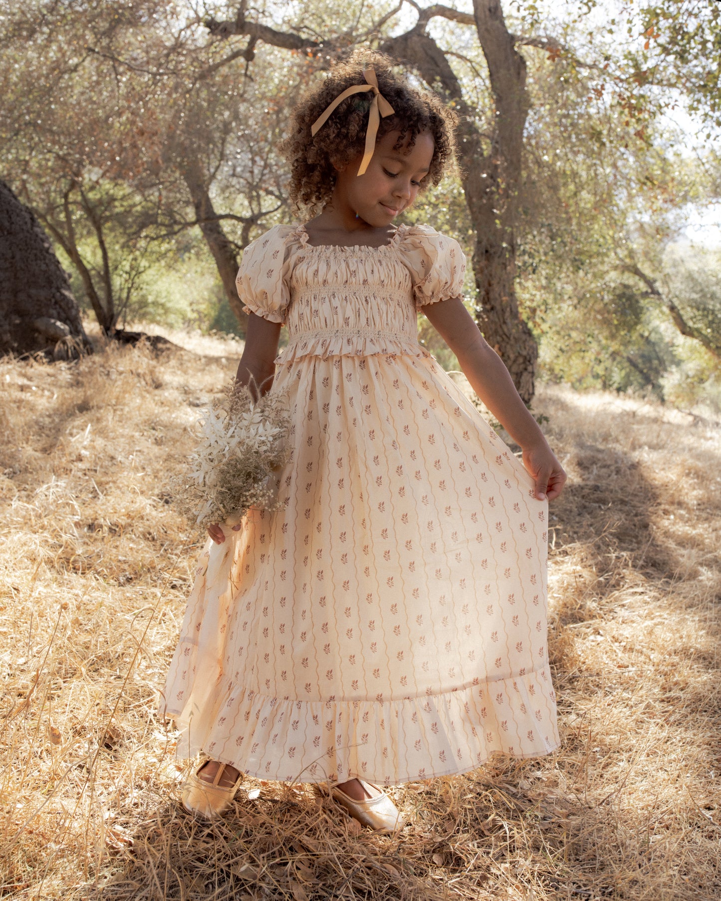 Maggie Dress Floral Stripe - Rylee + Cru | Kids Clothes | Trendy Baby Clothes | Modern Infant Outfits |