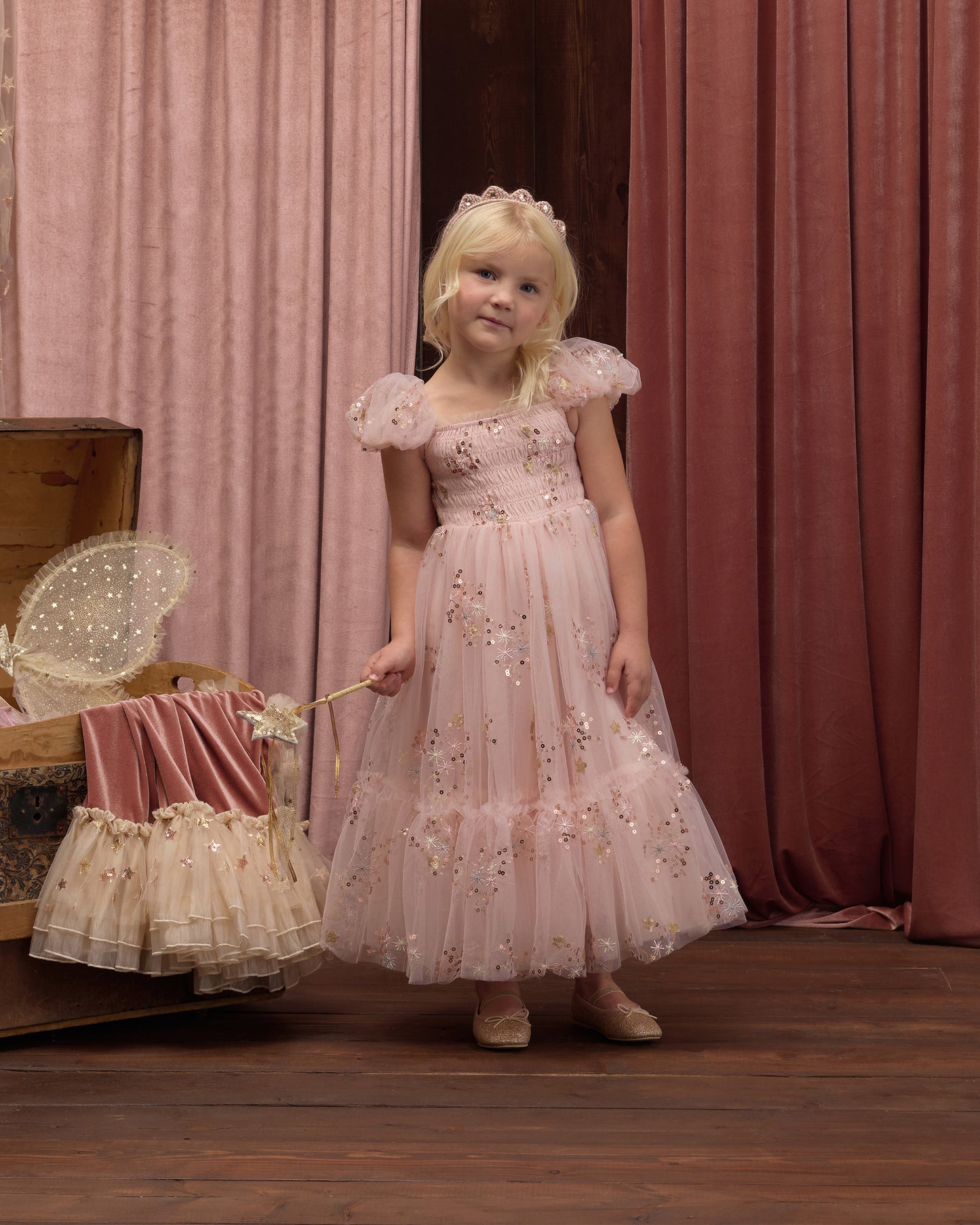 Princess Crown Pink - Rylee + Cru | Kids Clothes | Trendy Baby Clothes | Modern Infant Outfits |