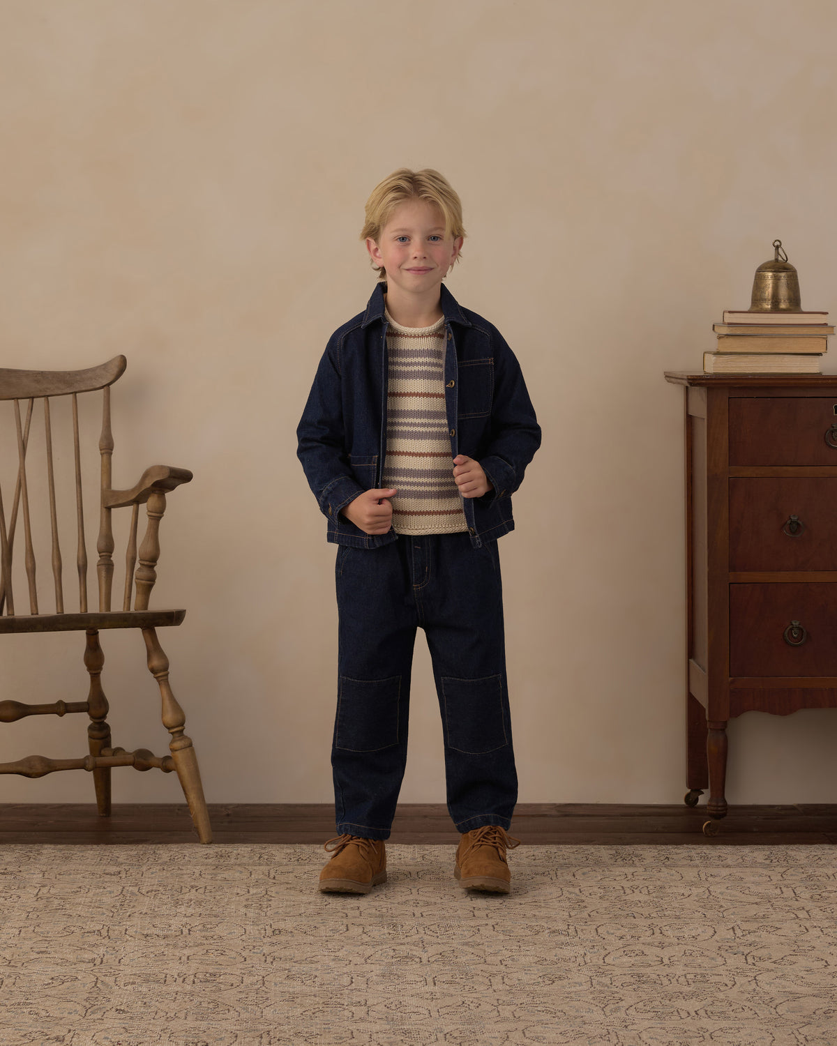 North Jacket Dark Indigo - Rylee + Cru | Kids Clothes | Trendy Baby Clothes | Modern Infant Outfits |