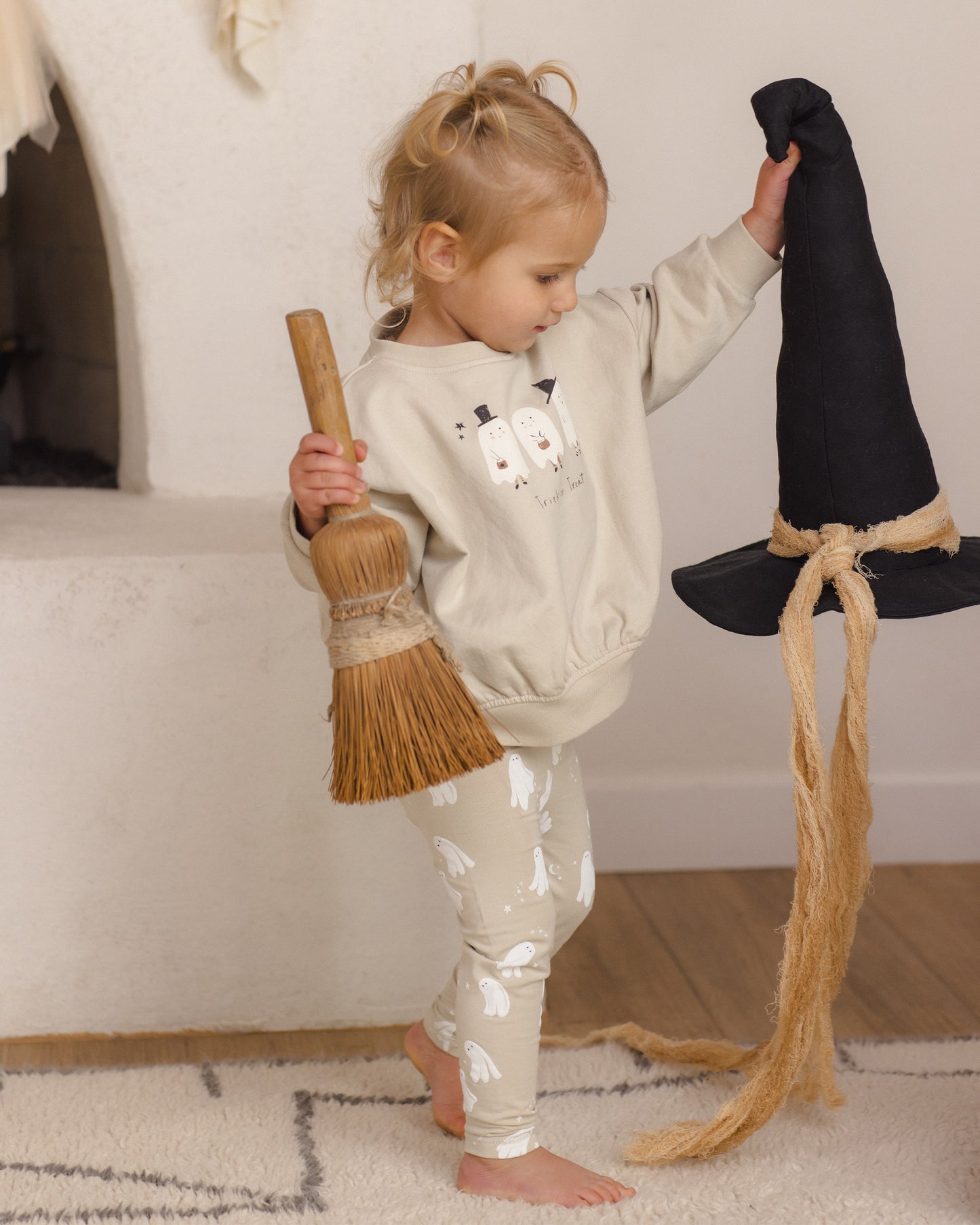 Bamboo Pajama Set Dancing Ghosts - Rylee + Cru | Kids Clothes | Trendy Baby Clothes | Modern Infant Outfits |