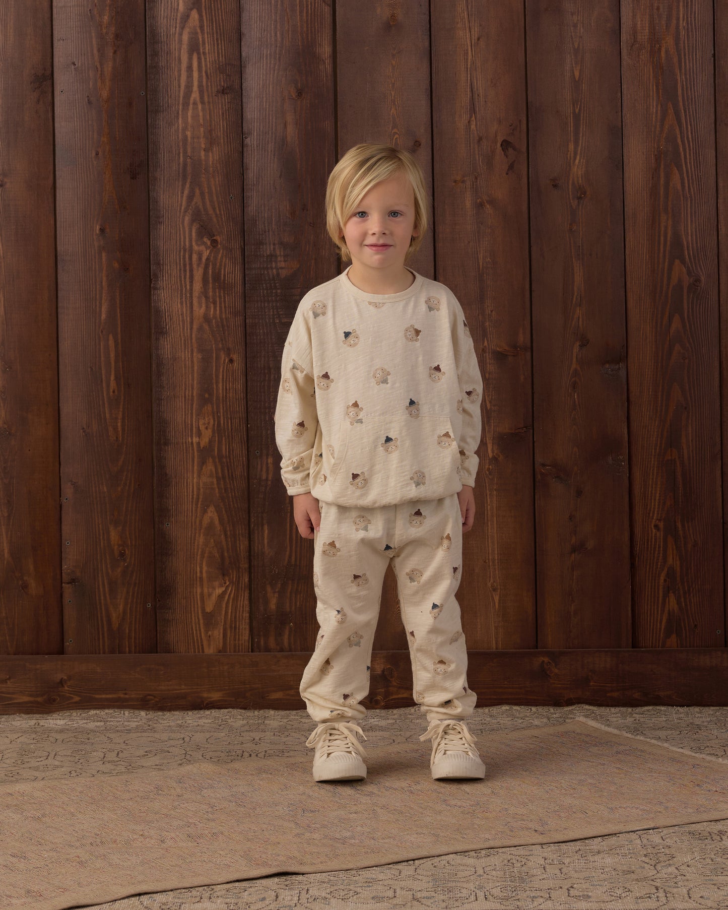 Relaxed Set Winter Bears - Rylee + Cru | Kids Clothes | Trendy Baby Clothes | Modern Infant Outfits |
