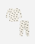 Bamboo Pajama Set Bats - Rylee + Cru | Kids Clothes | Trendy Baby Clothes | Modern Infant Outfits |