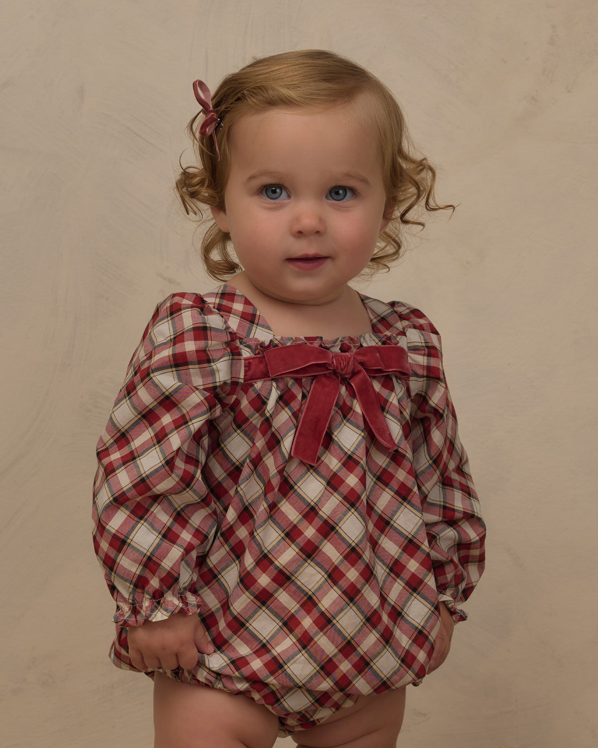 Annette Romper Holiday Tartan