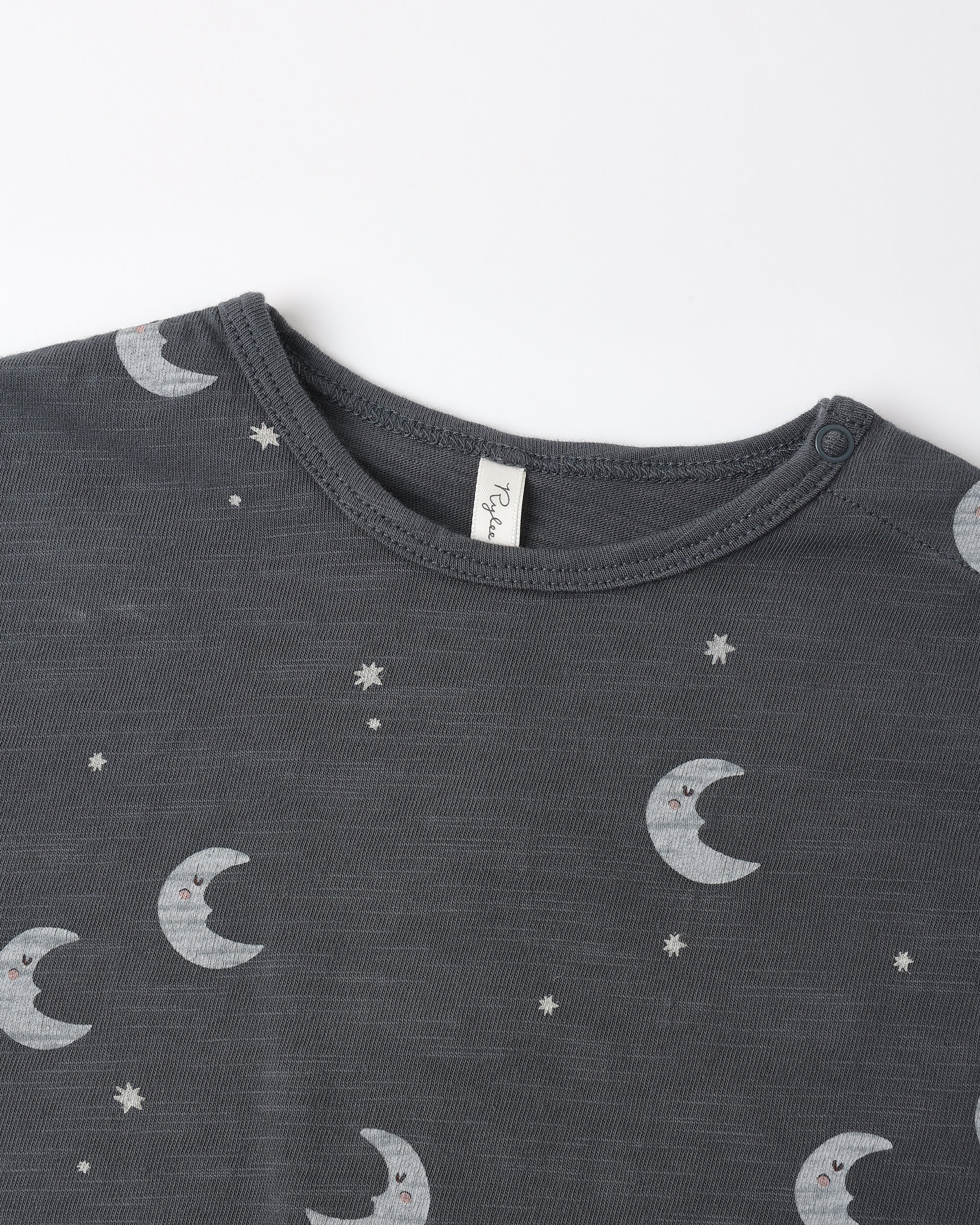 Long Sleeve Tee + Pant Set Moons - Rylee + Cru | Kids Clothes | Trendy Baby Clothes | Modern Infant Outfits |