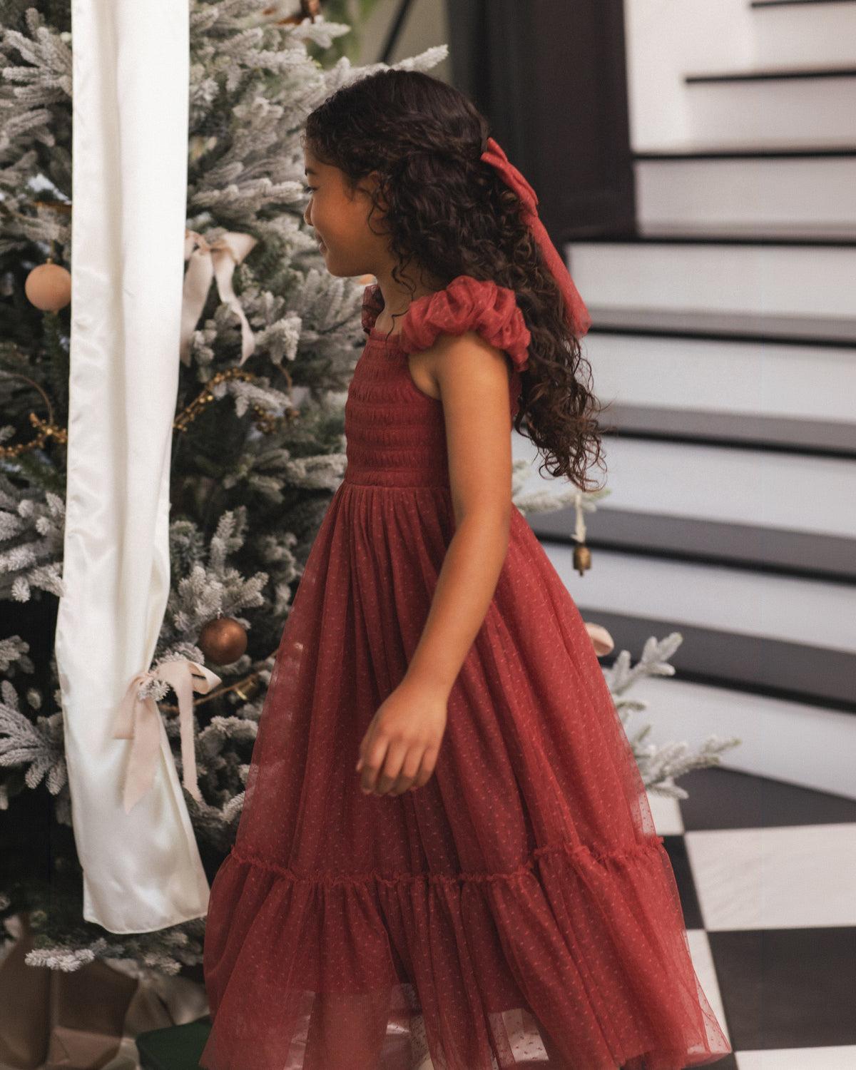 Clara Dress Ruby